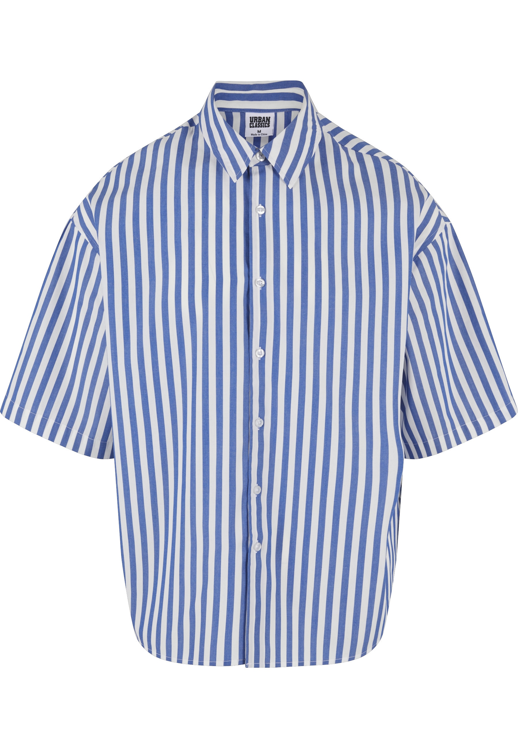 URBAN CLASSICS Langarmhemd "Urban Classics Herren Striped Short Sleeve Summ günstig online kaufen