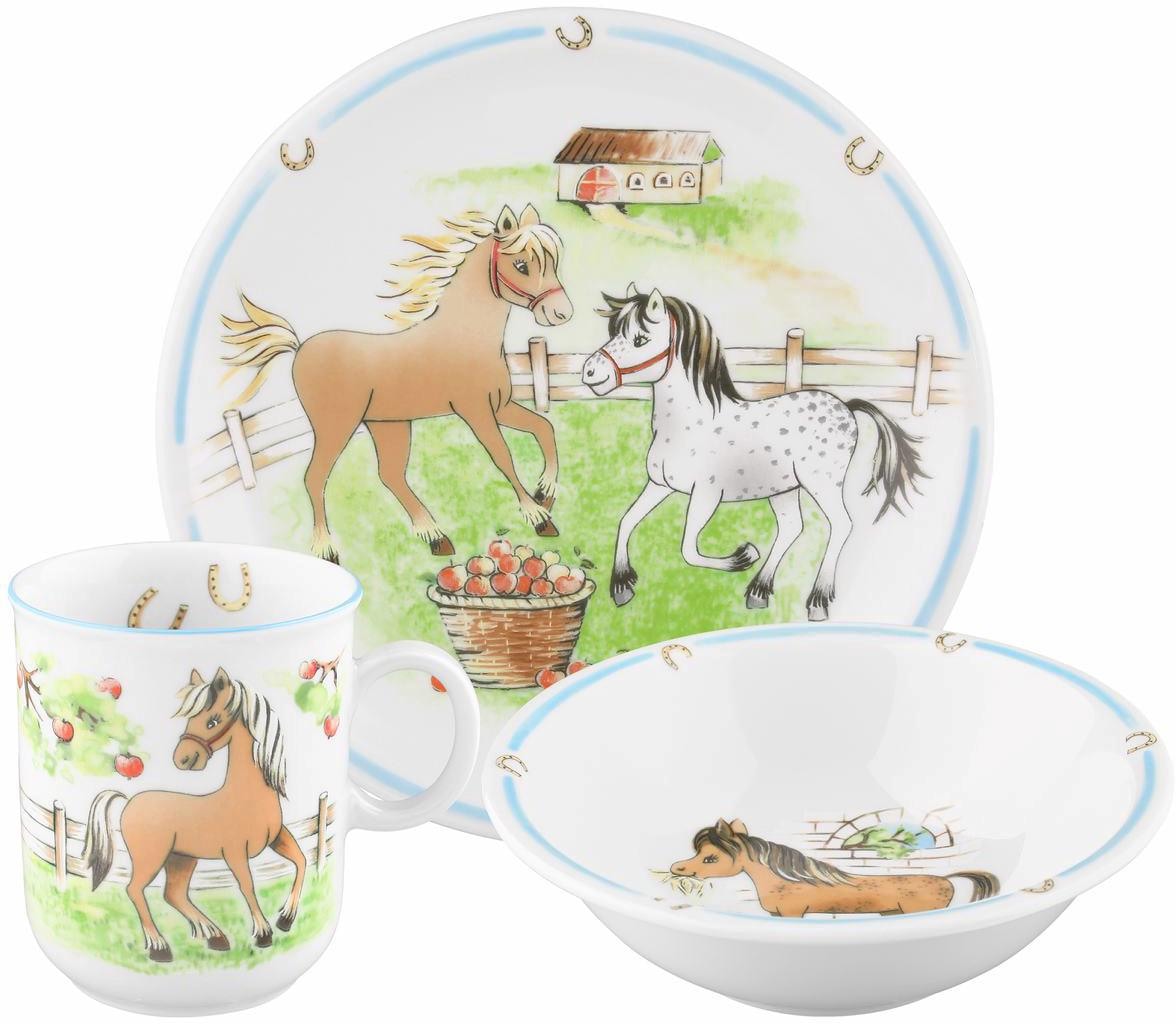 Kindergeschirr-Set »Compact Mein Pony«, (Set, 3 tlg.), Made in Germany, 3 Teile, für 1...