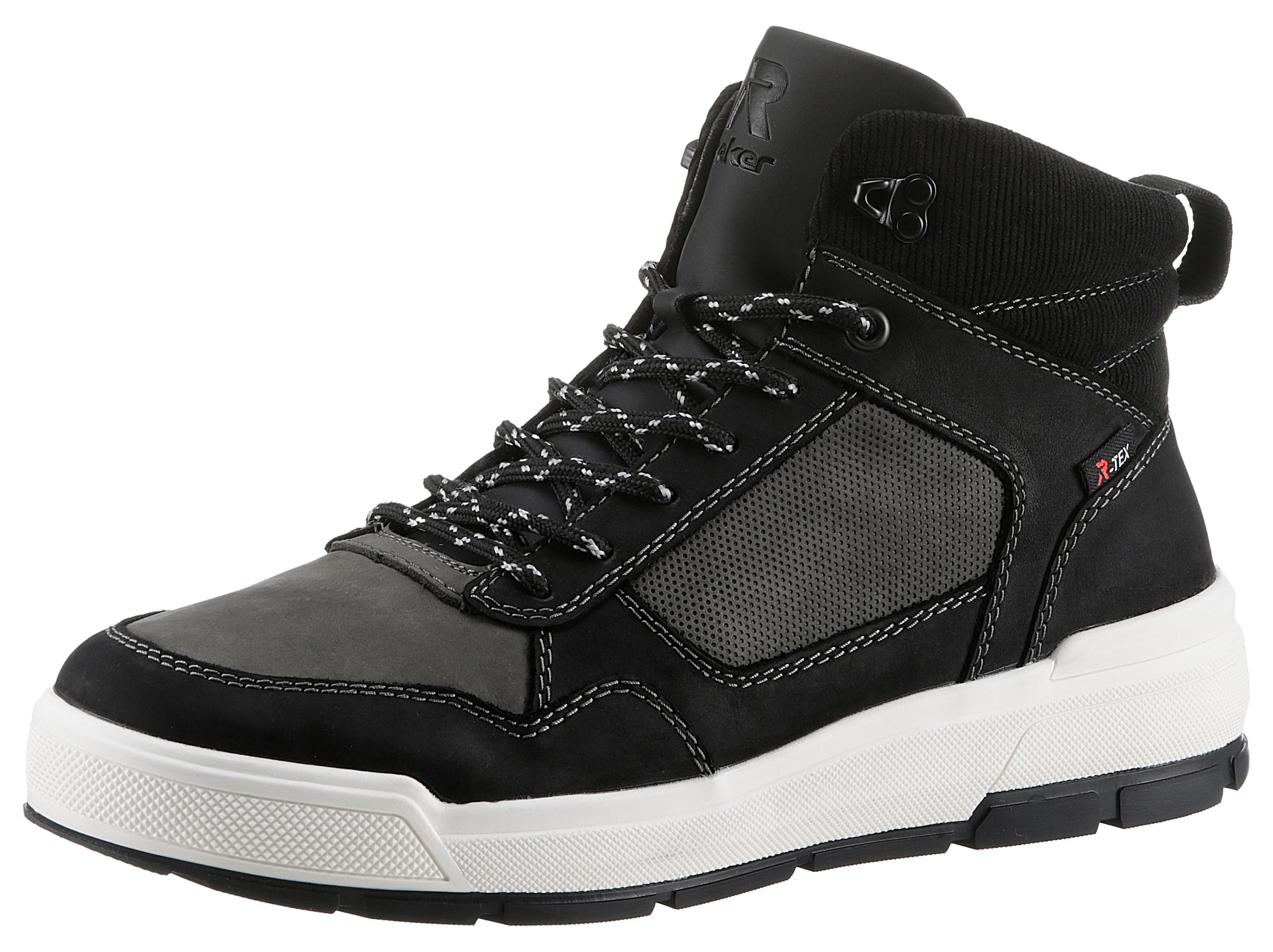 Rieker EVOLUTION Schnürboots, Winterboots, High-Top Sneaker, Stiefelette mit R-TEX-Membran