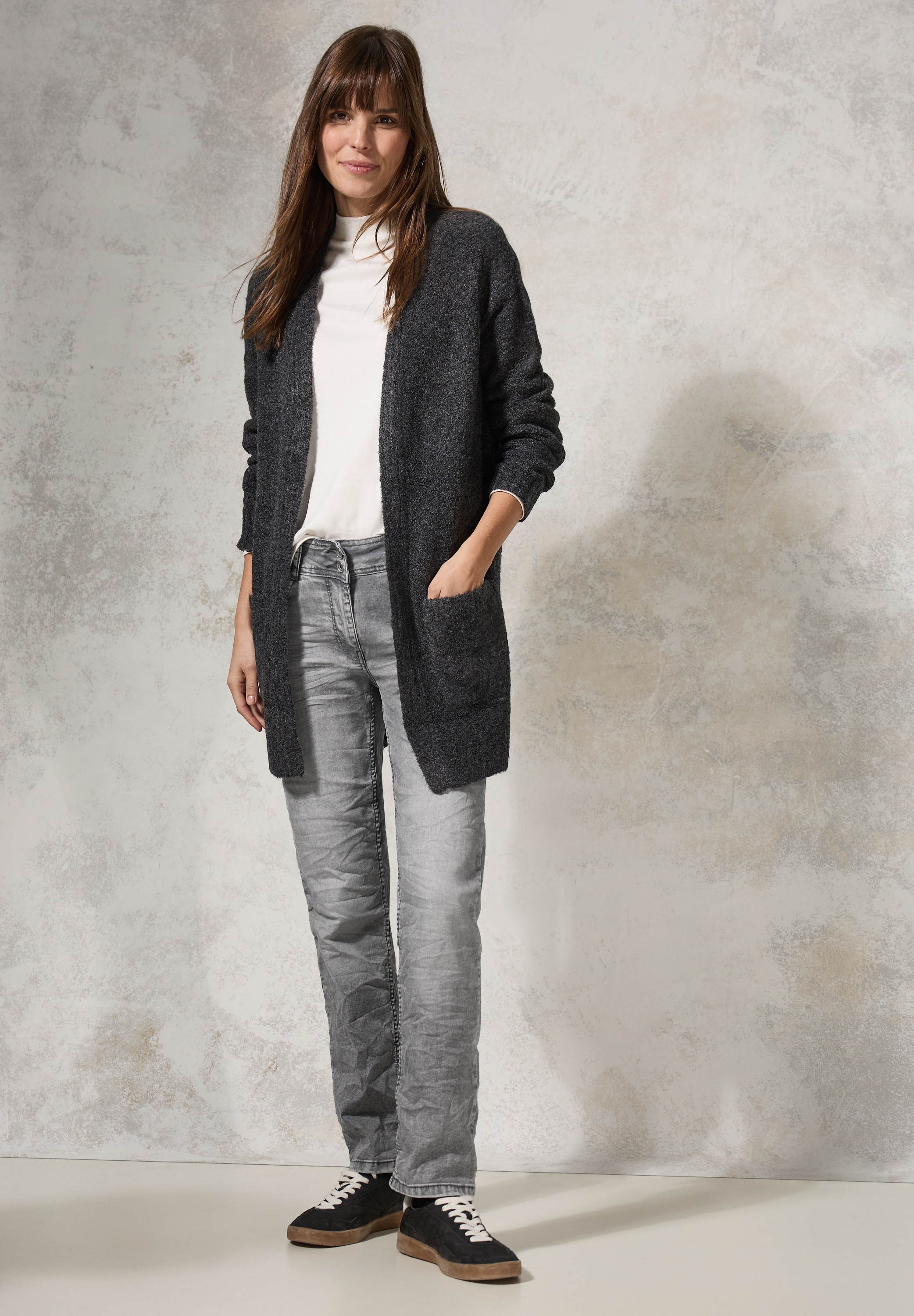 Cecil Straight-Jeans, Middle Waist