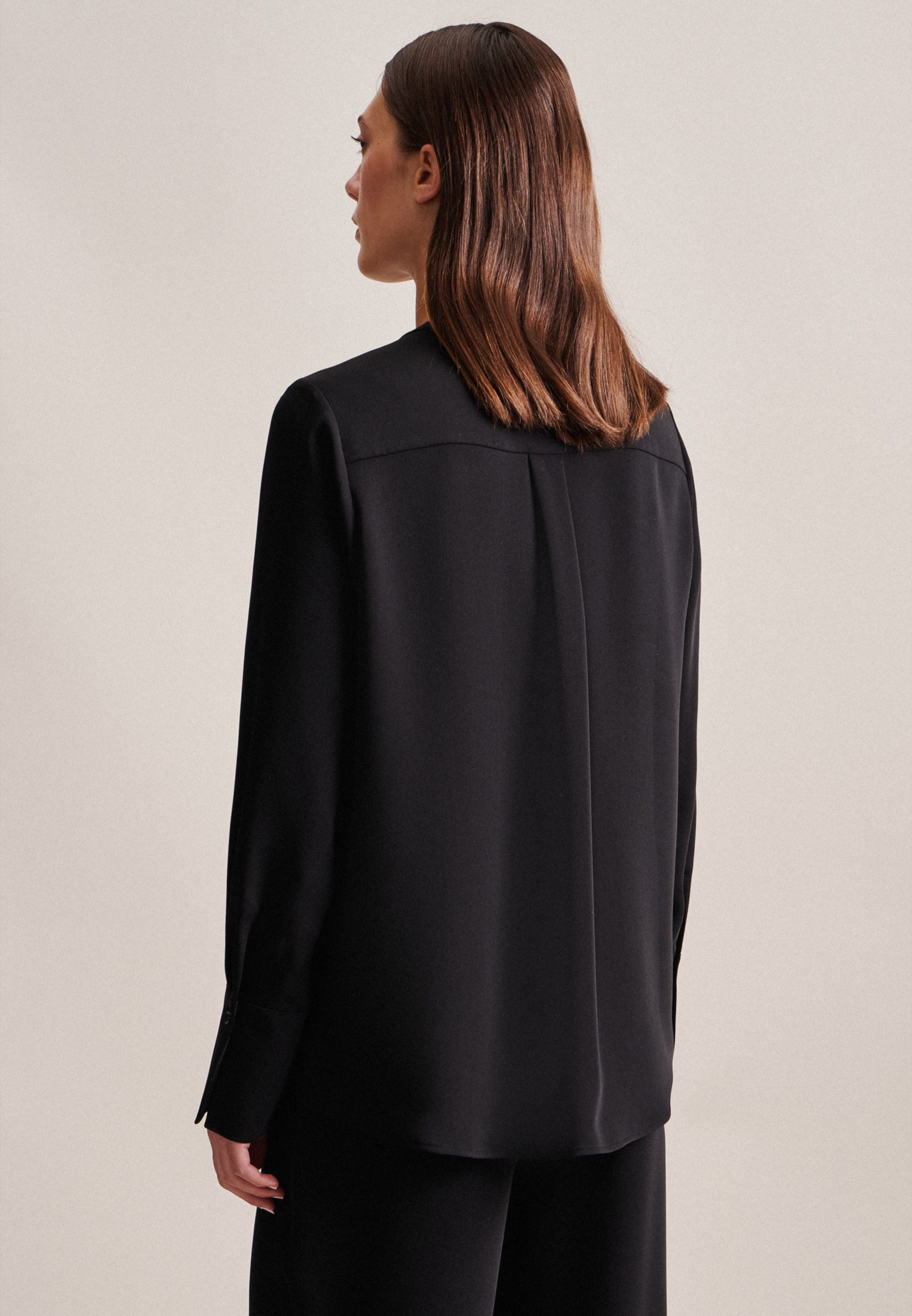 seidensticker Klassische Bluse »Schwarze Rose«, Tunika Uni