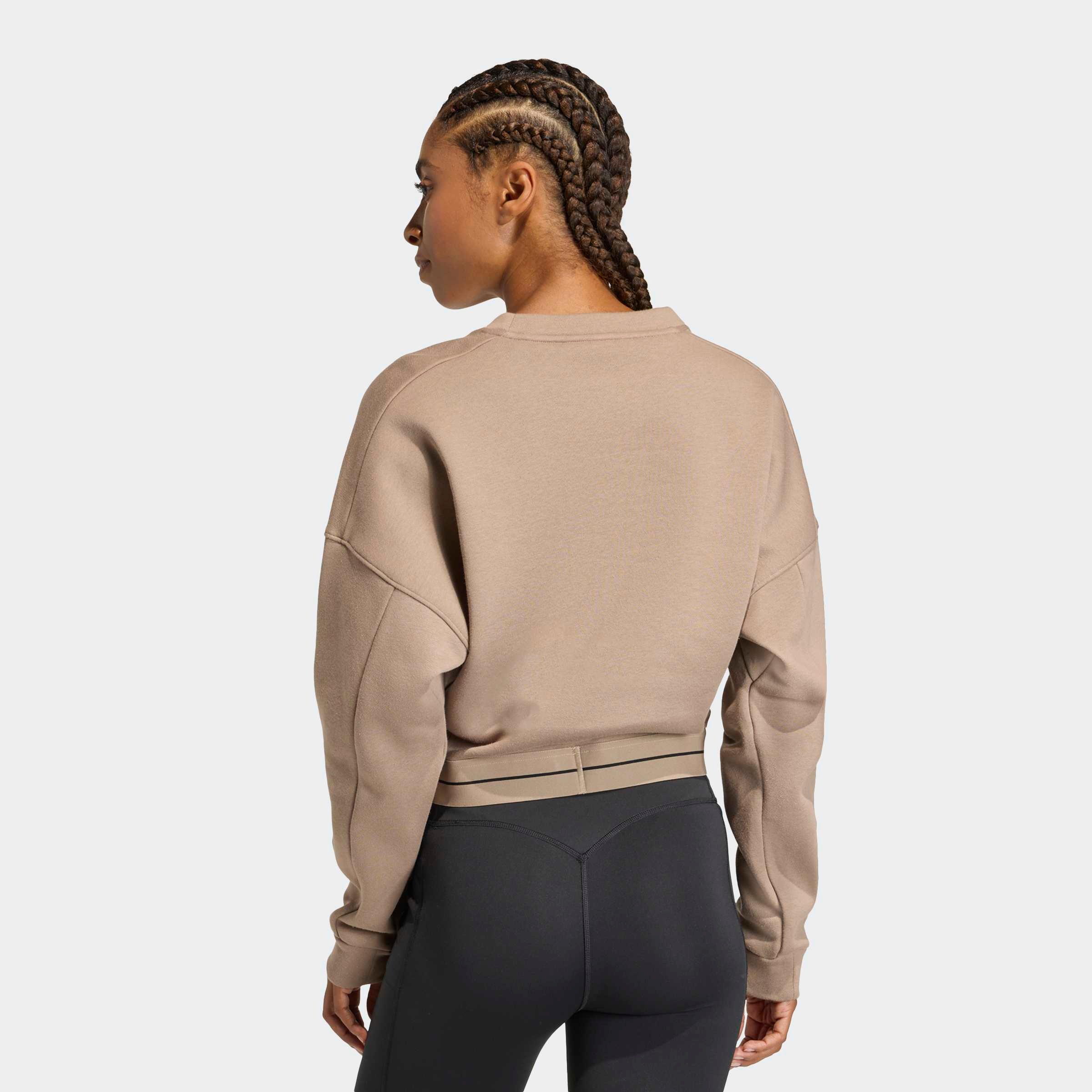 Thumbnail - adidas Performance Sweatshirt "HYPERGLAM MIT 3-STREIFEN UND RUNDHALSAUSSCHNITT"