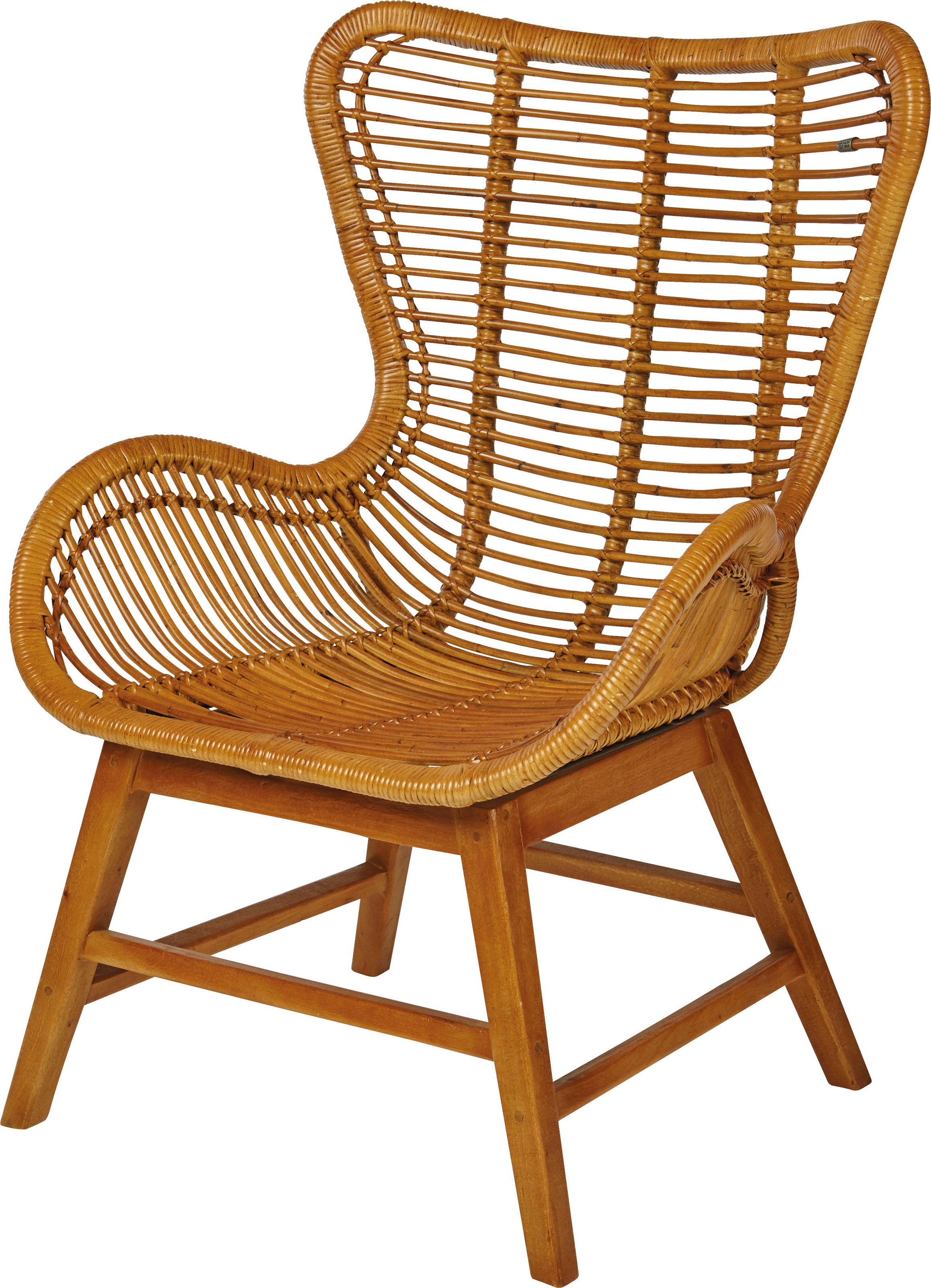 SIT Sessel "T-RATTAN ARMCHAIR" Rattanarmlehnstuhl mit Teakholzgestell und o günstig online kaufen