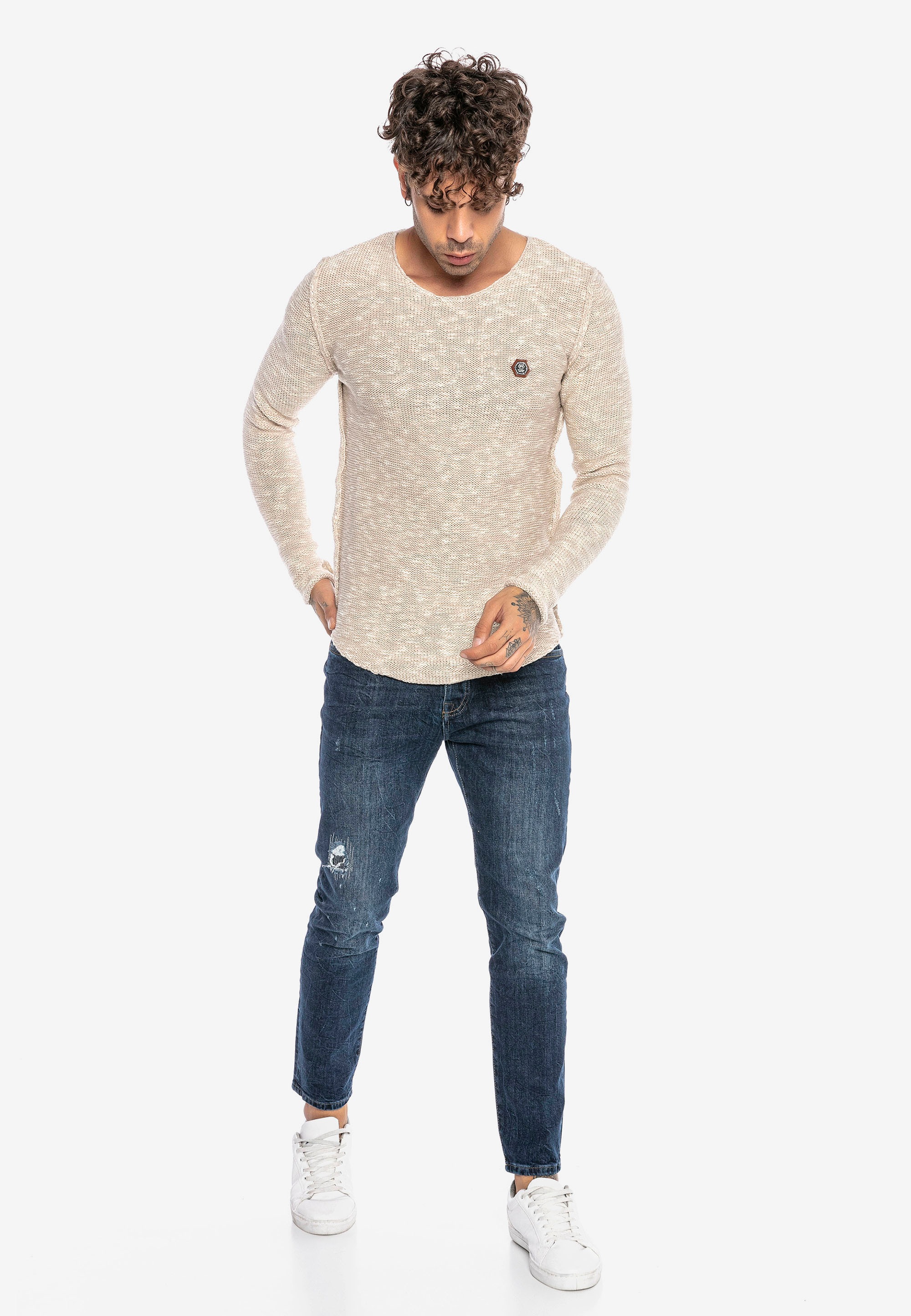 RedBridge Strickpullover »Lakewood«, im Holzfäller-Look