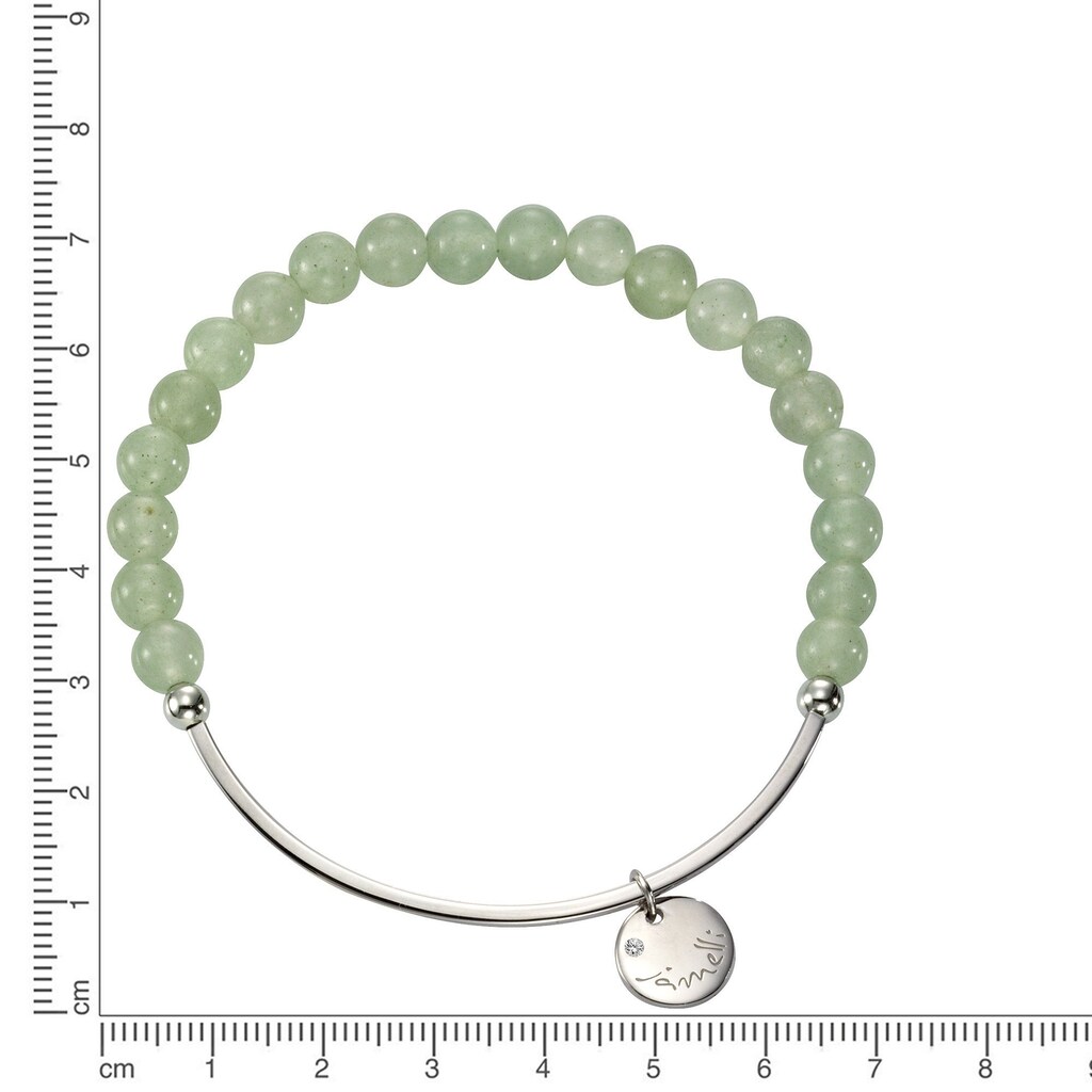 Jamelli Armband »925/- Sterling Silber Achat grün«