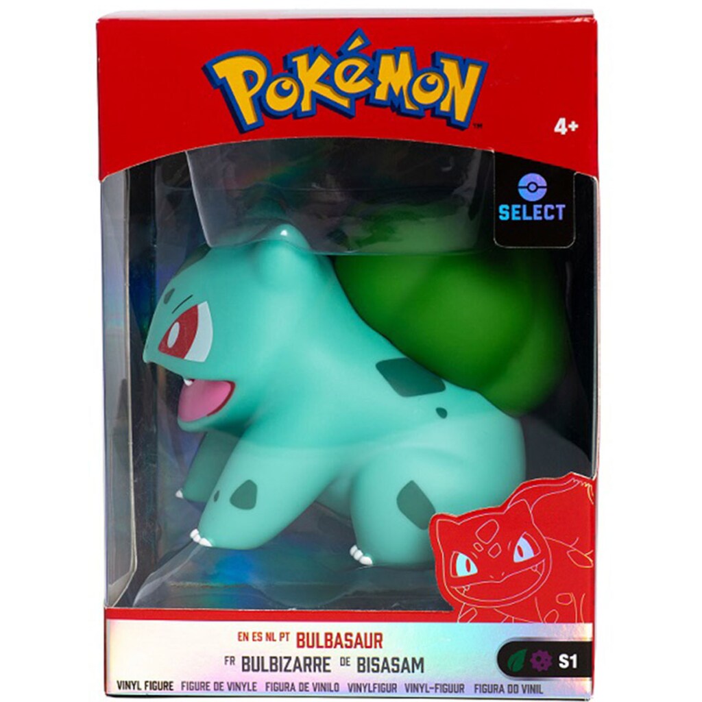 Jazwares Merchandise-Figur »Pokémon - Bisasam - Vinyl Figur 10 cm«, (1 tlg.)