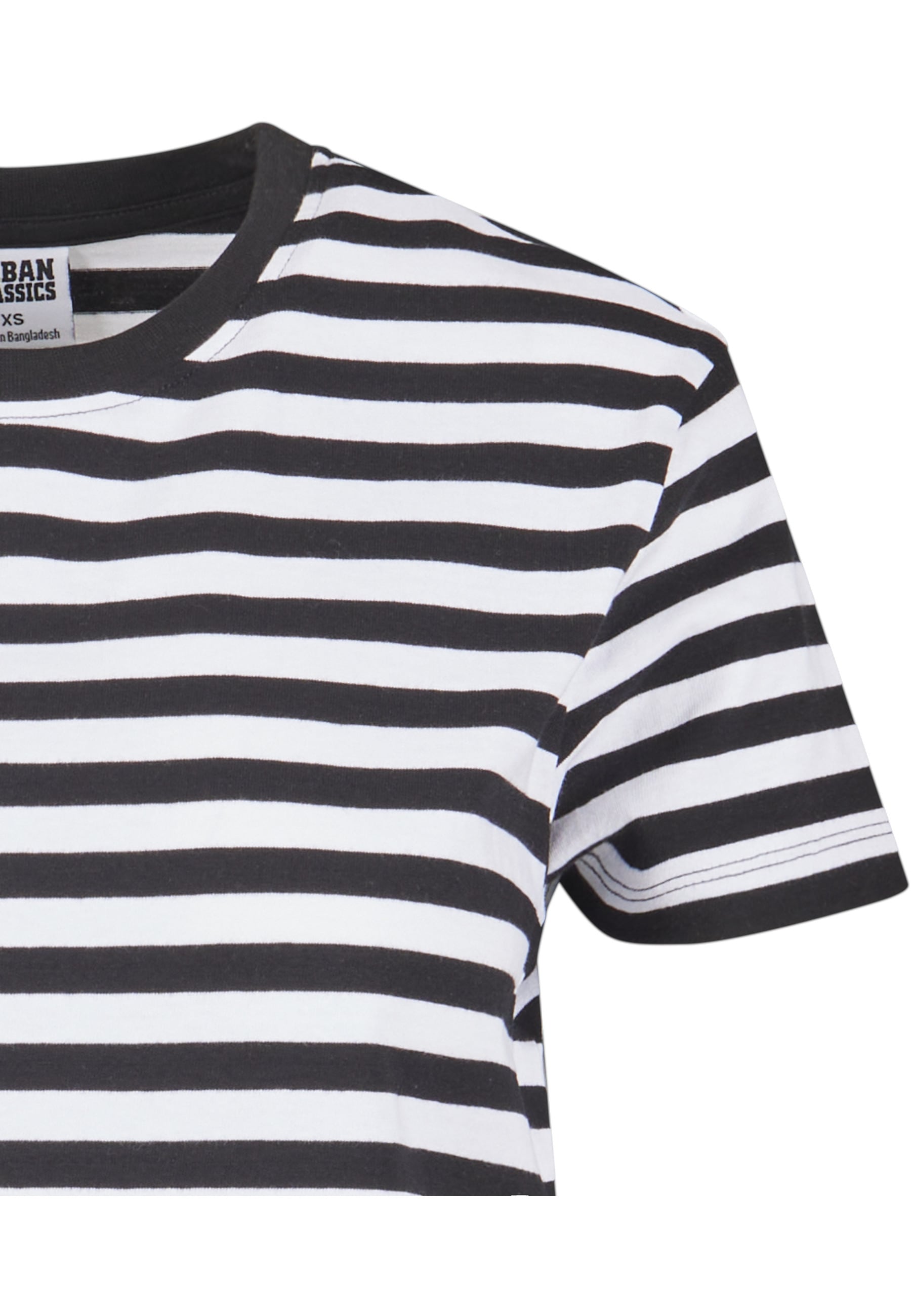 URBAN CLASSICS T-Shirt »Urban Classics Damen Ladies Regular Striped Tee« 1 Stk.