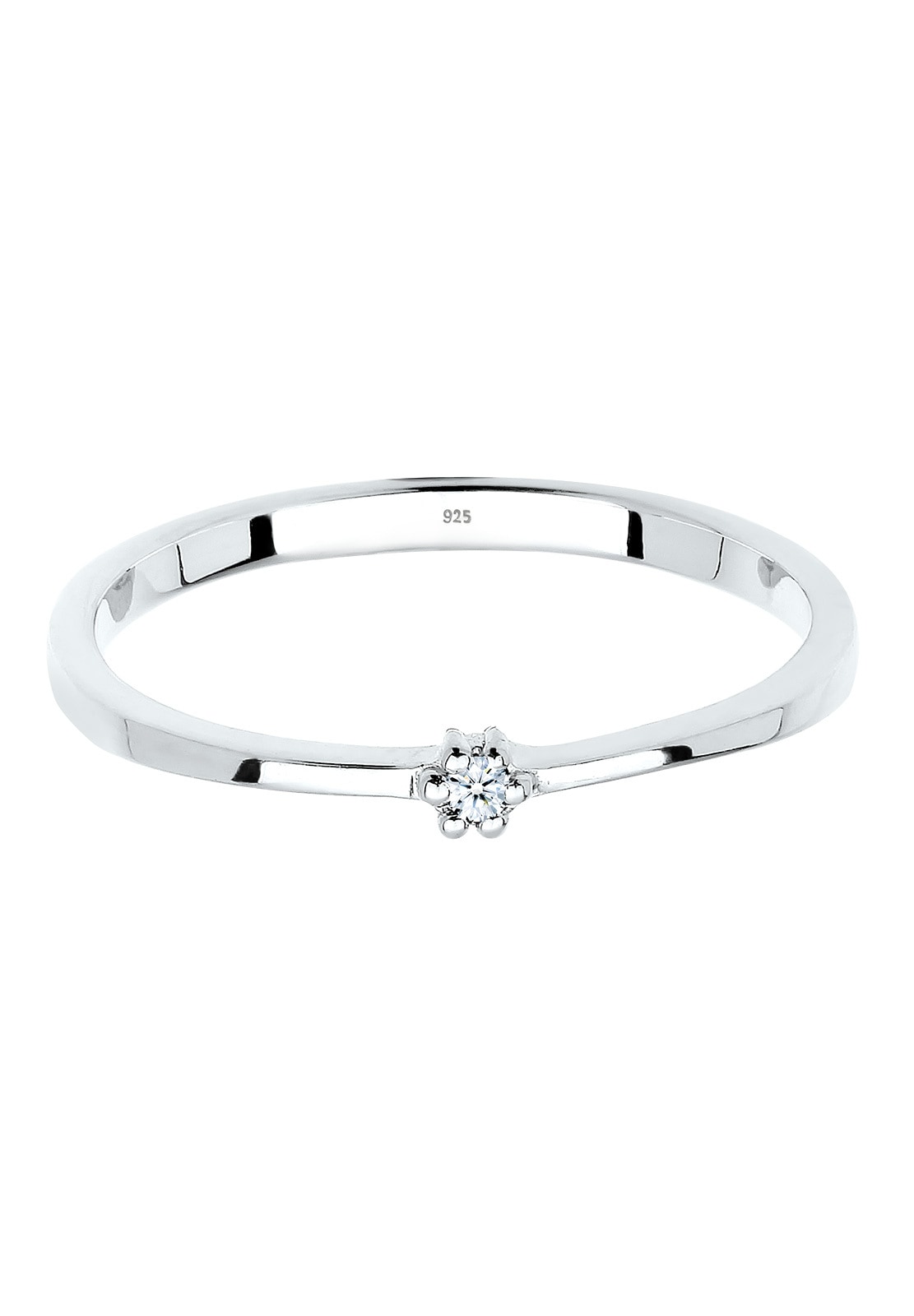 Elli DIAMONDS Verlobungsring »Verlobungsring Diamant 925er Sterling Silber«