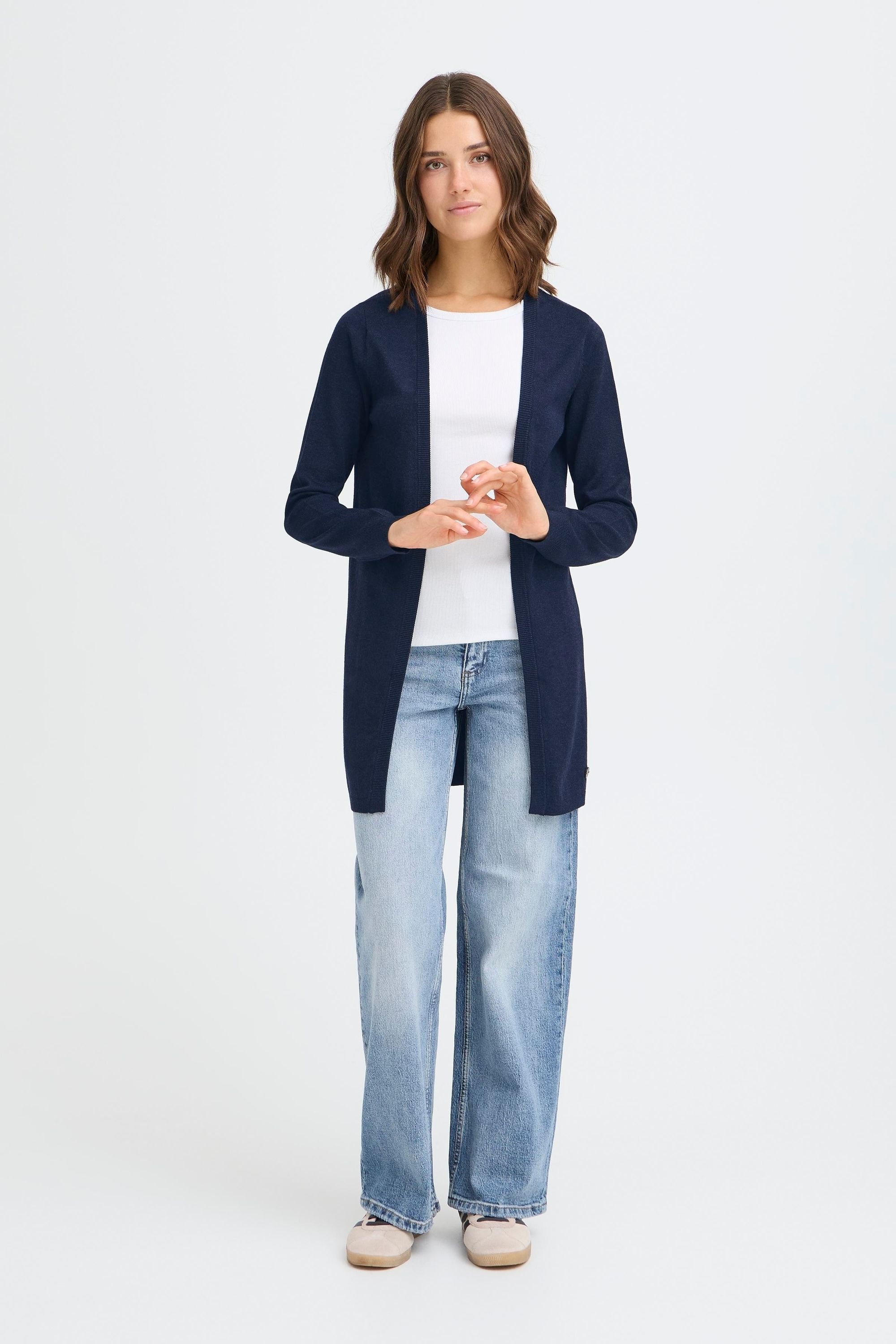 OXMO Strickjacke "Strickjacke OXAIDA LONG" günstig online kaufen