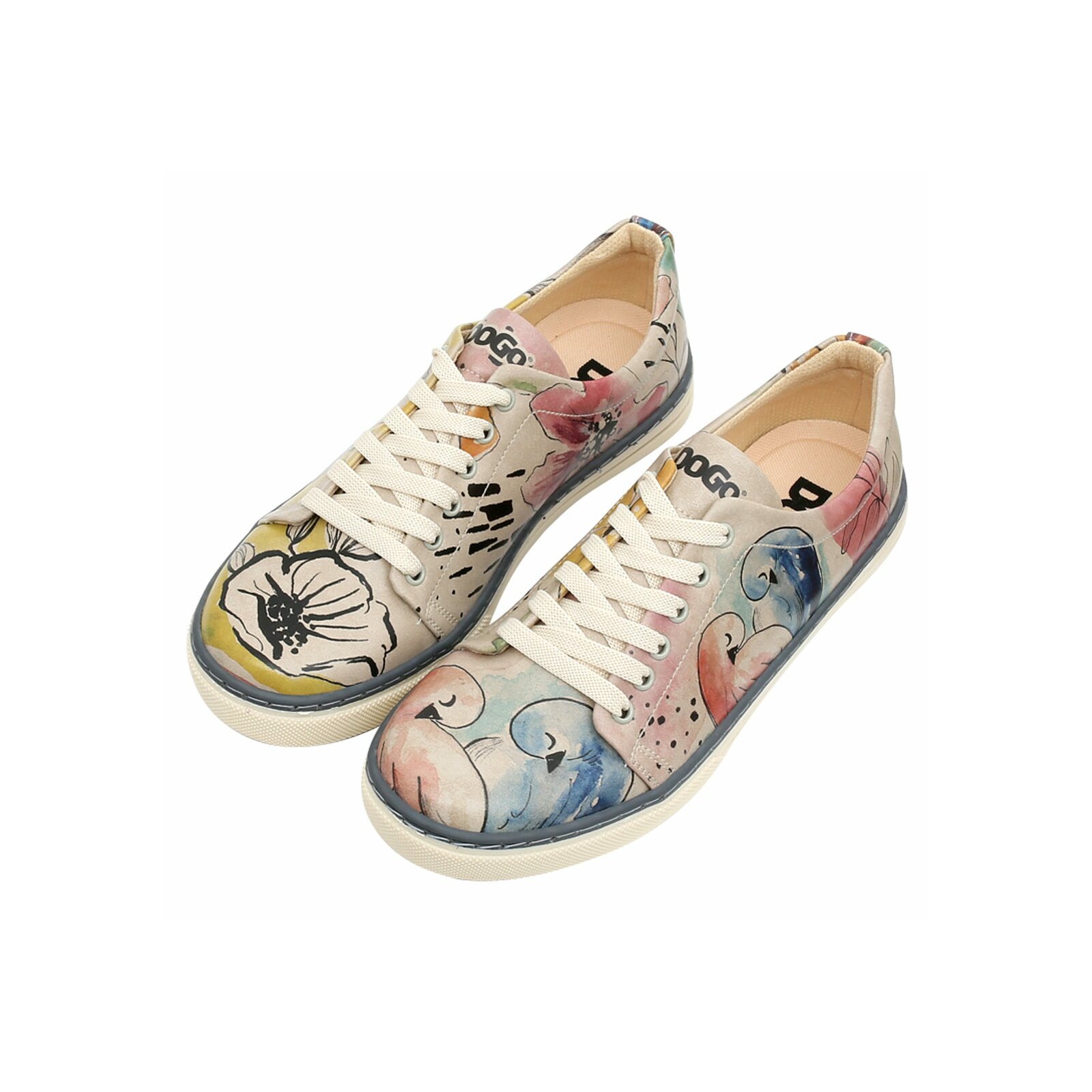 DOGO Sneaker "Damen Sneaker A Pair Of Doves Vegan Damen Sneaker / Female", günstig online kaufen