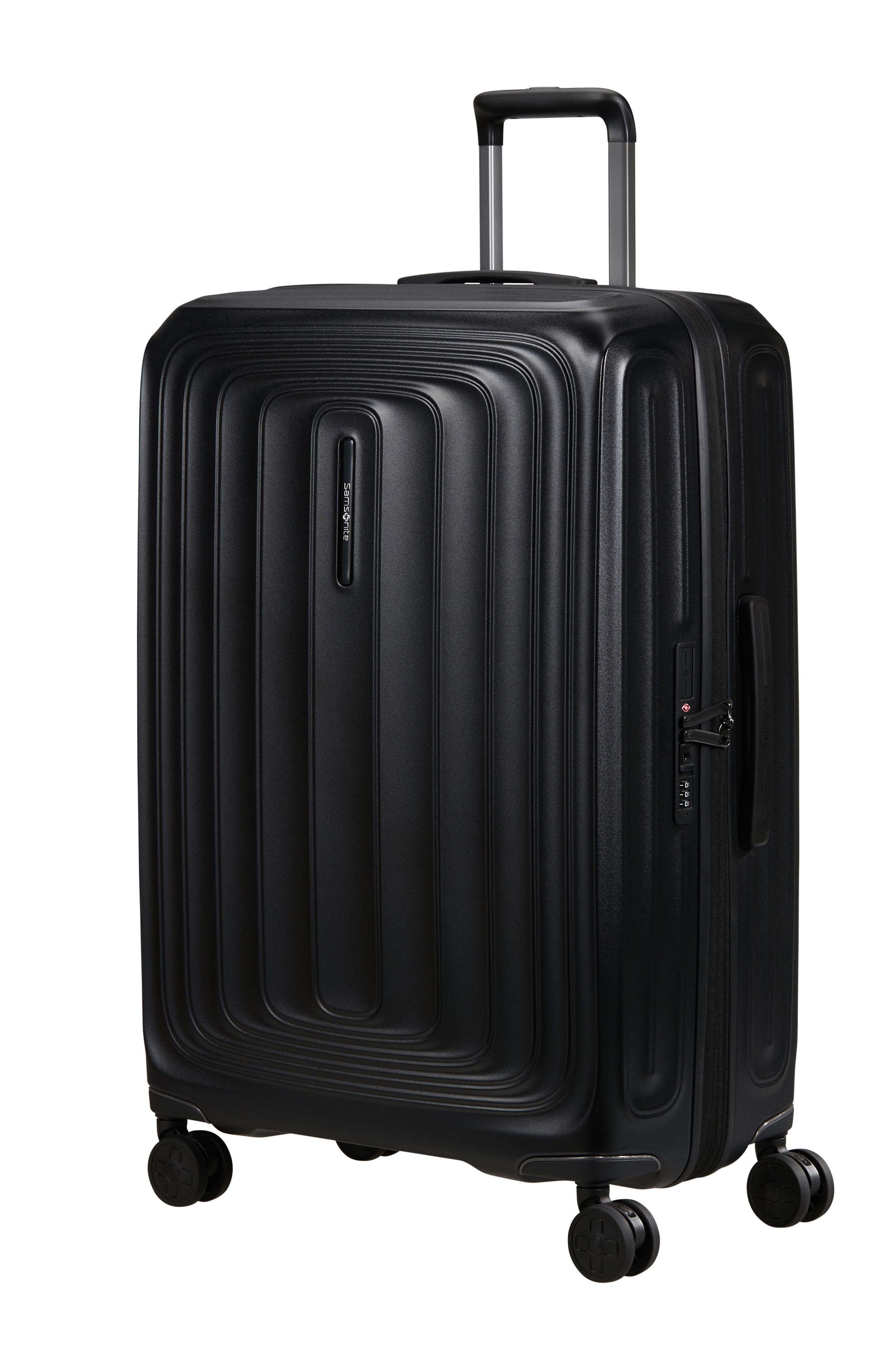 Samsonite "2WANDER" 107 l 4 Rollen aus robustem Polycarbonat, mit Adressetikett und Dehnfalte