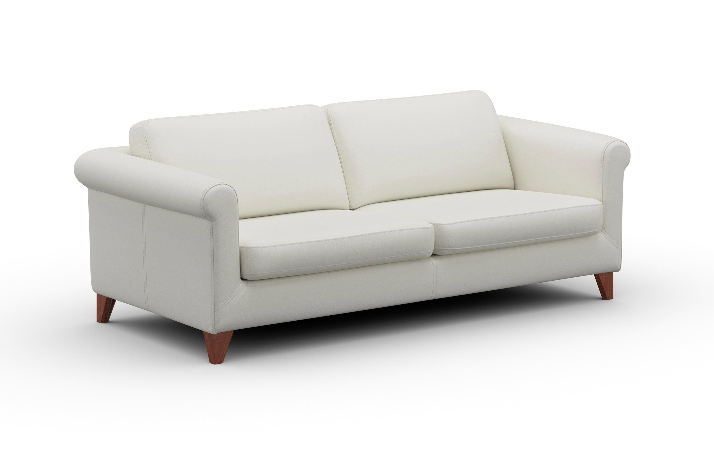 machalke® 3-Sitzer »amadeo«, Ledersofa mit geschwungenen Armlehnen, Breite 213 cm