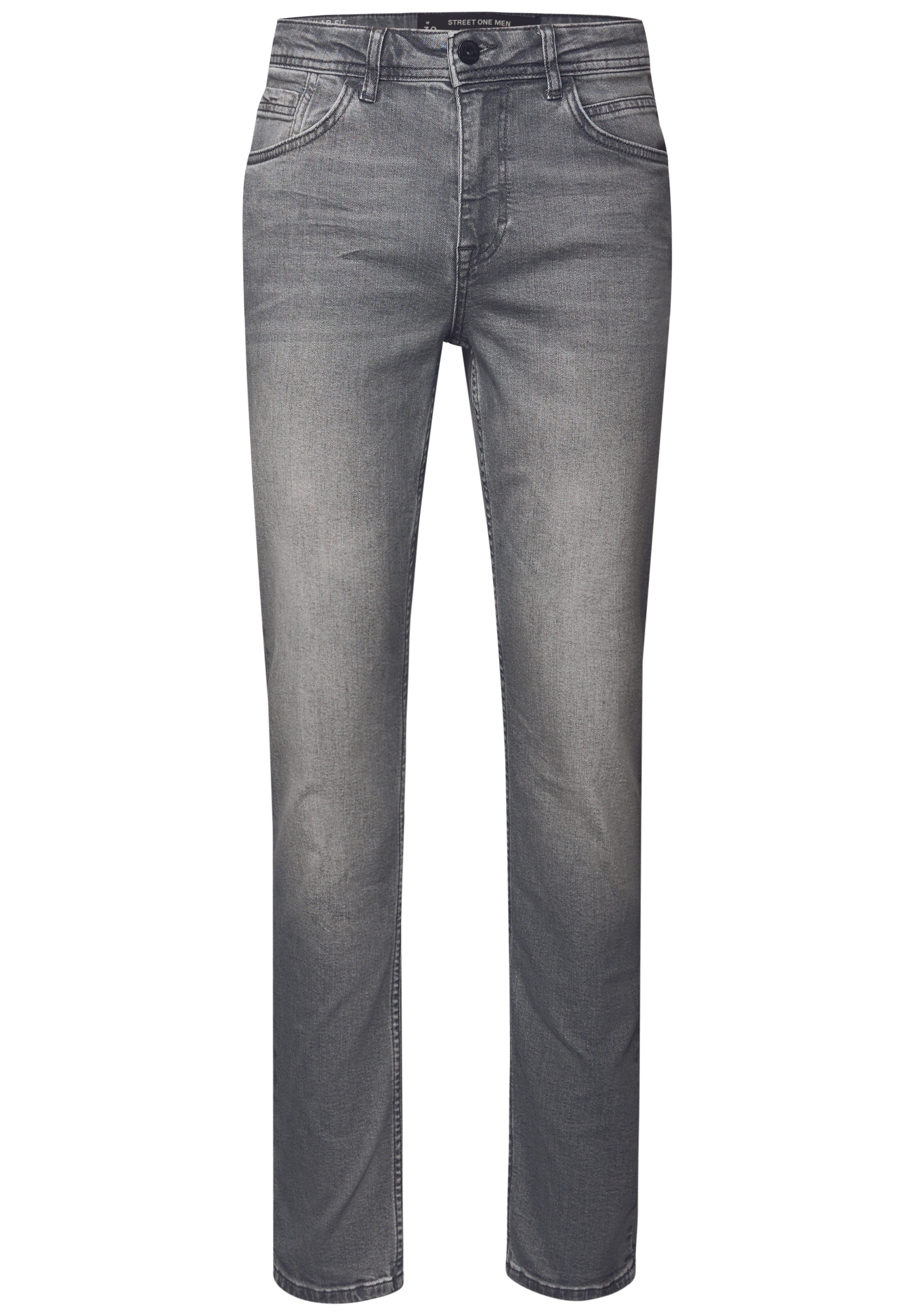STREET ONE MEN Regular-fit-Jeans, aus Baumwolle mit Stretchanteil