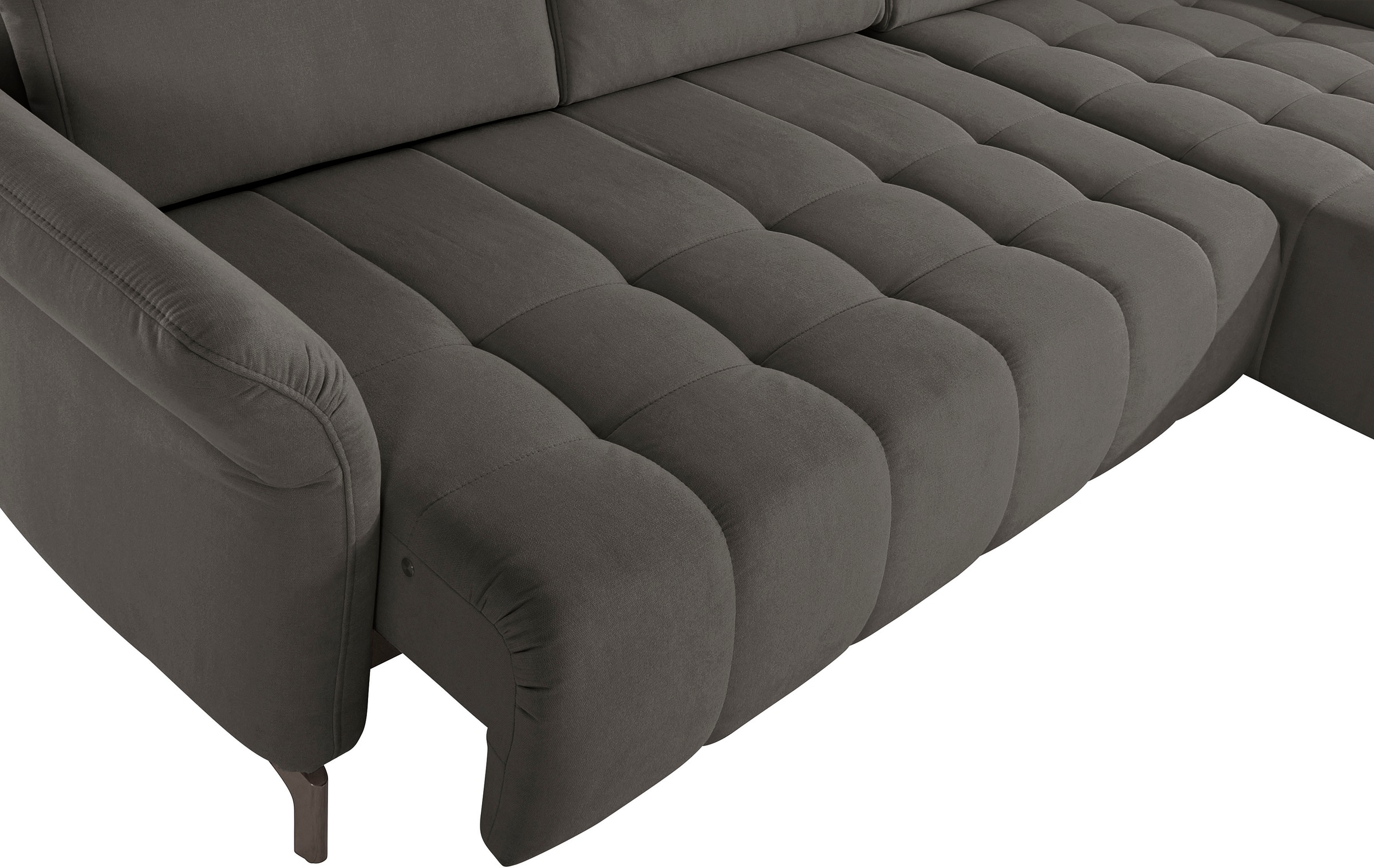 INOSIGN Ecksofa »Fresh L-Form«, Federkern, wahlweise Kopfteilverstellung und motorischer Vorziehsitz