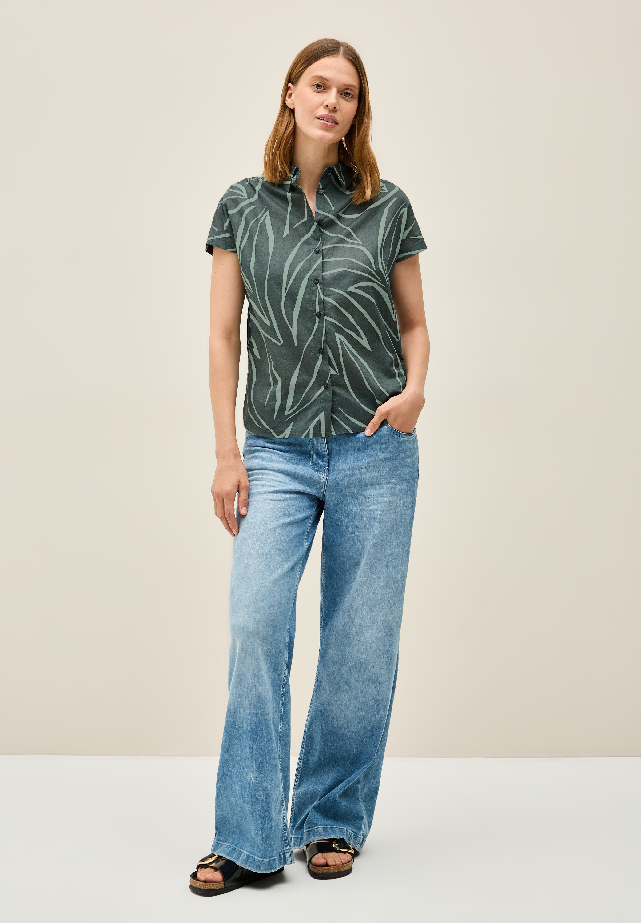 Thumbnail - Cecil Hemdbluse mit allover Print