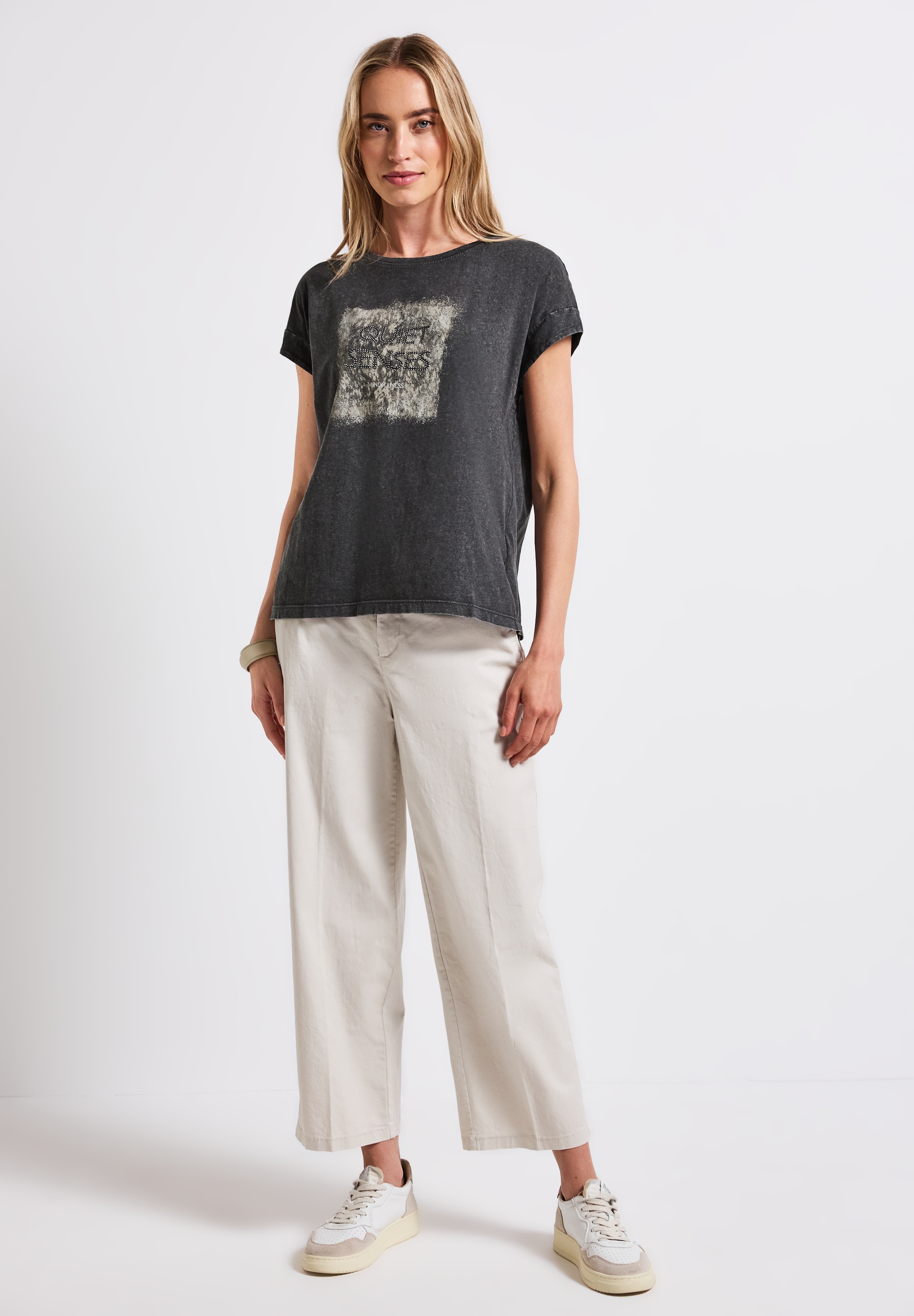 STREET ONE T-Shirt, aus reiner Baumwolle