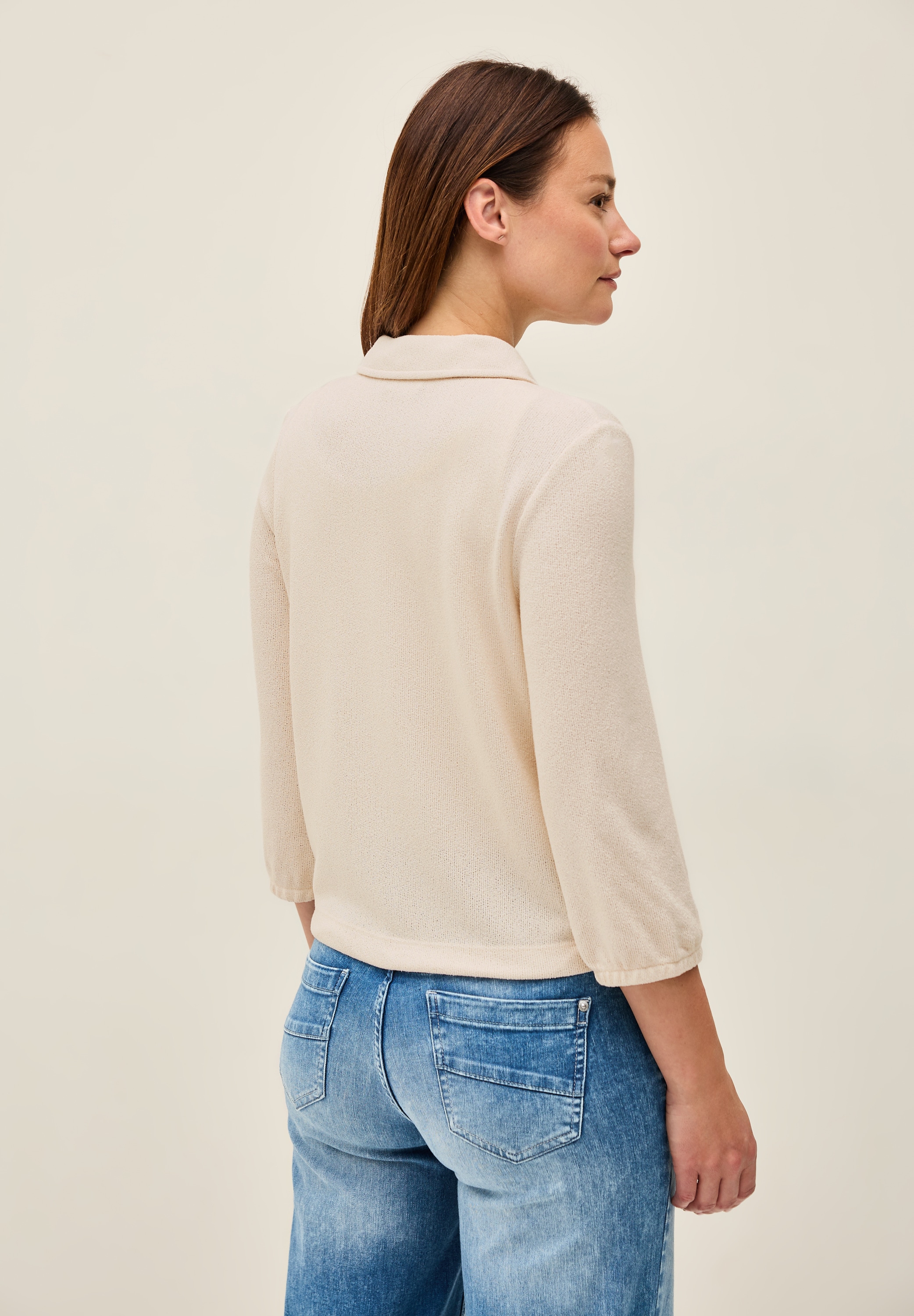 Cecil Cardigan, aus elastischem Materialmix
