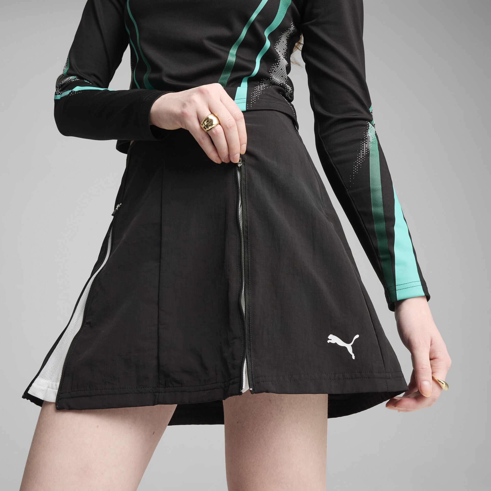 PUMA Jerseyrock »DARE TO Gewebter Zip-Rock Damen«