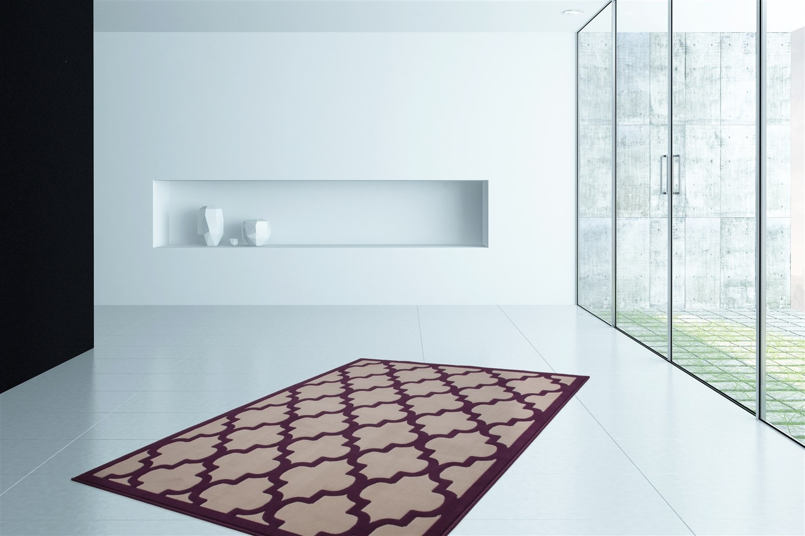 Kayoom Teppich »Manolya 3097«, rechteckig, 13 mm Höhe, 3D-Effekt (Drop-Stitch), Flachflor, pflegeleicht