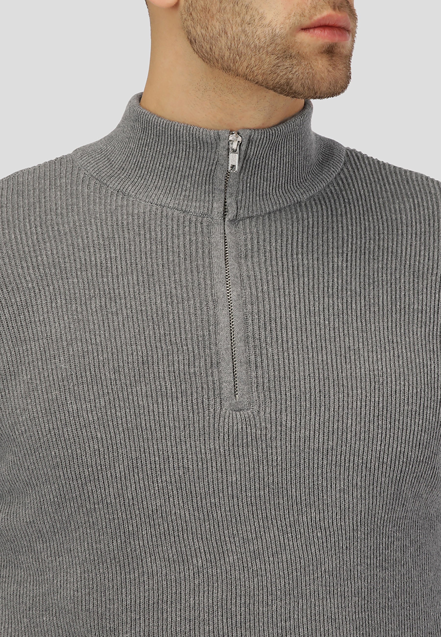 Clean Cut Copenhagen Bolero »Clean Cut Copenhagen Mario Half-Zip Knit«, 1 Stk.
