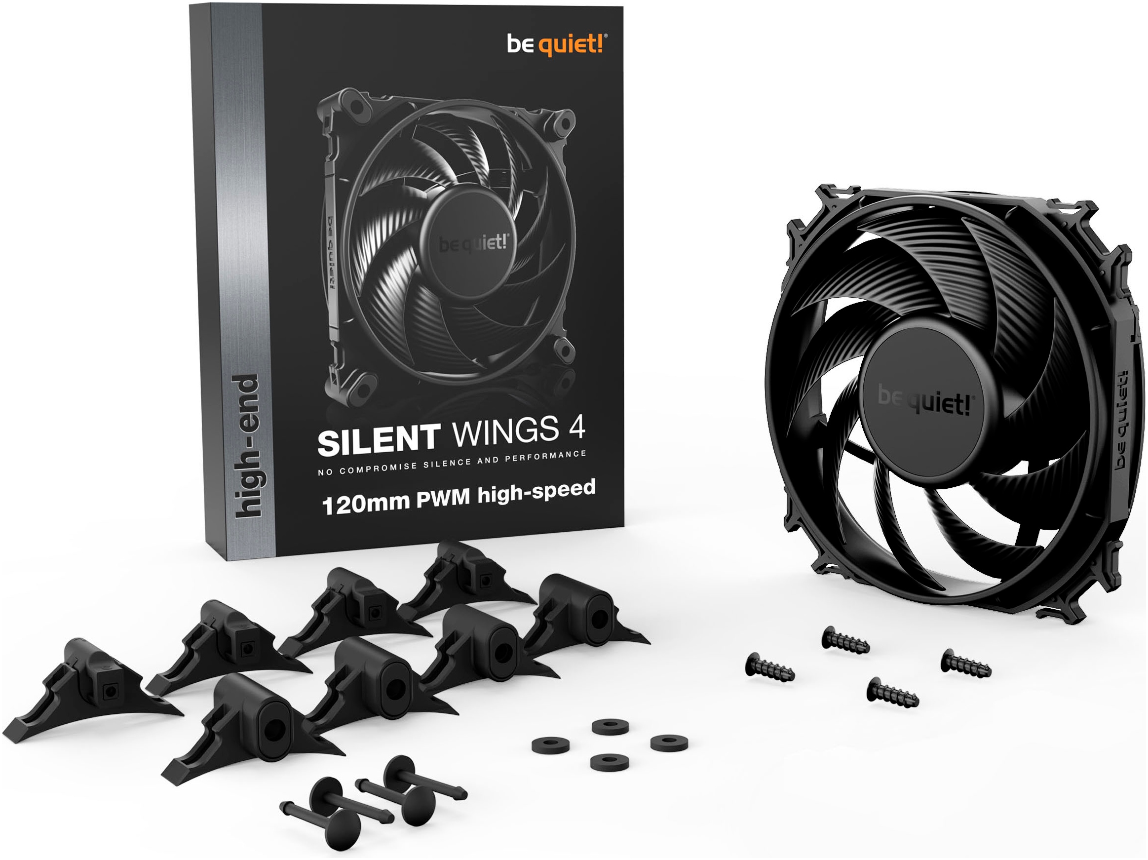 be quiet! Gehäuselüfter »SILENT WINGS 4 120mm PWM high-speed«