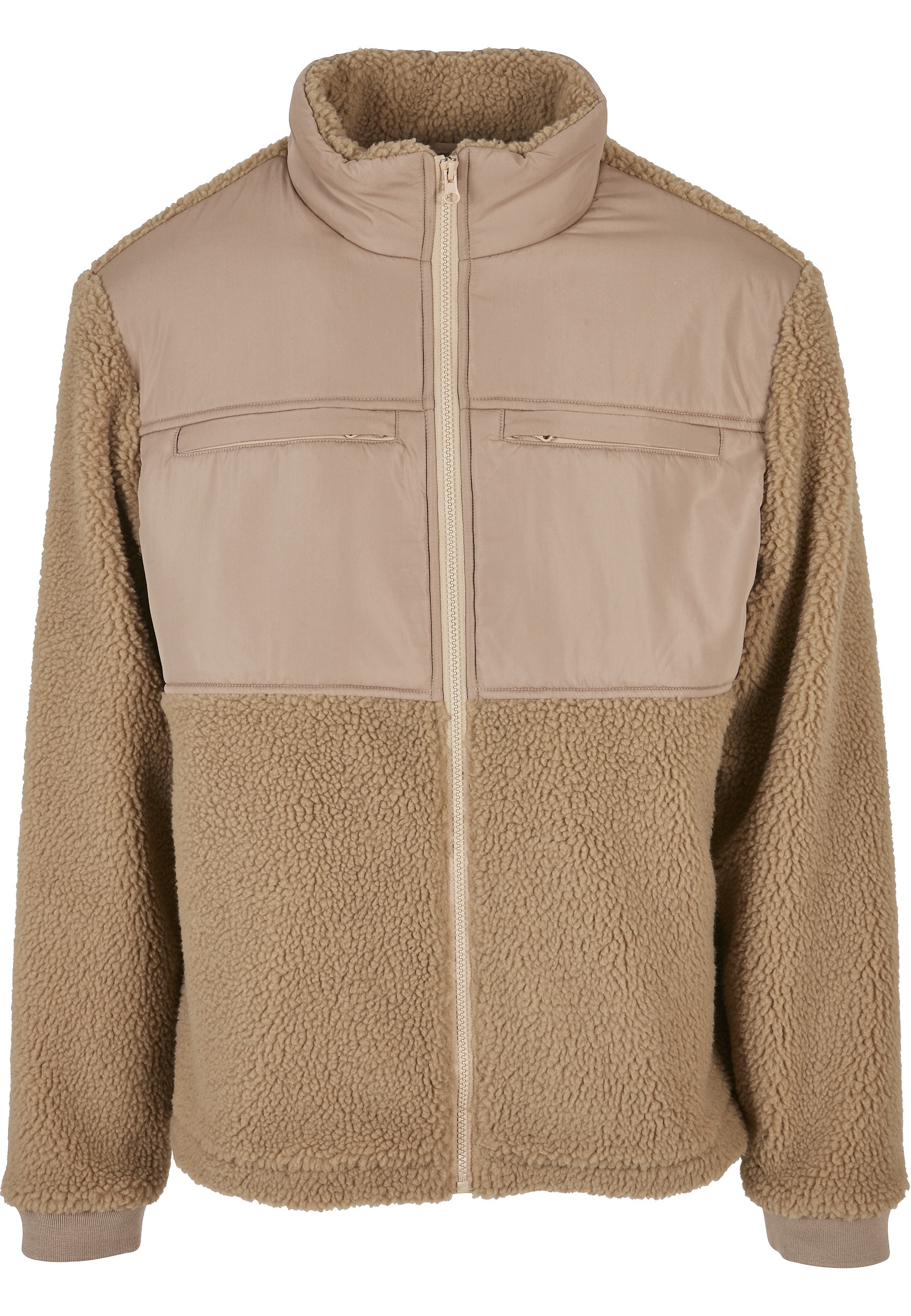URBAN CLASSICS Winterjacke "Urban Classics Herren Patched Sherpa Jacket" 1 günstig online kaufen