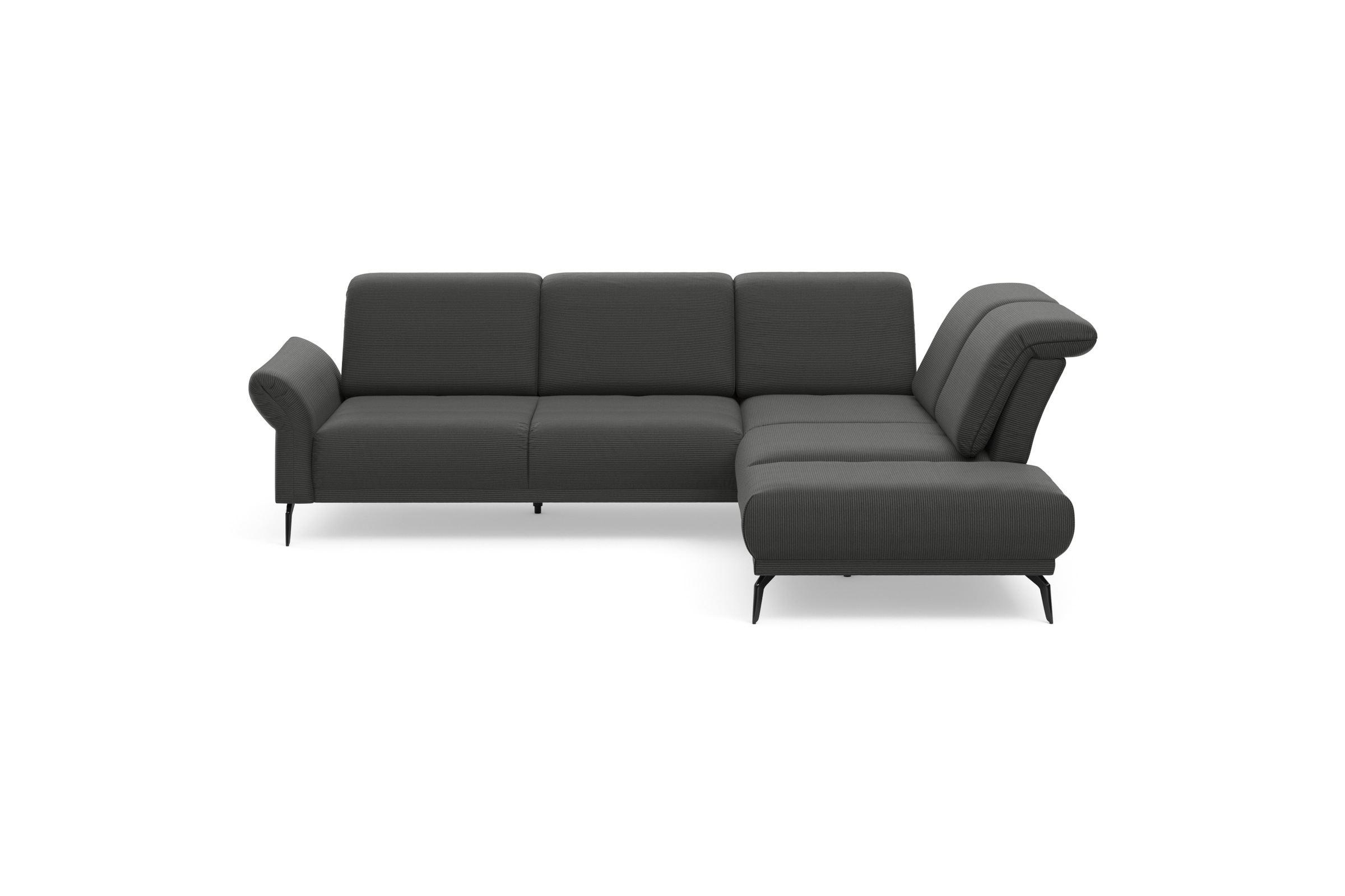 Home affaire Ecksofa "Coco L-Form" Sitztiefen-, Arm- und Kopfteilverstellun günstig online kaufen