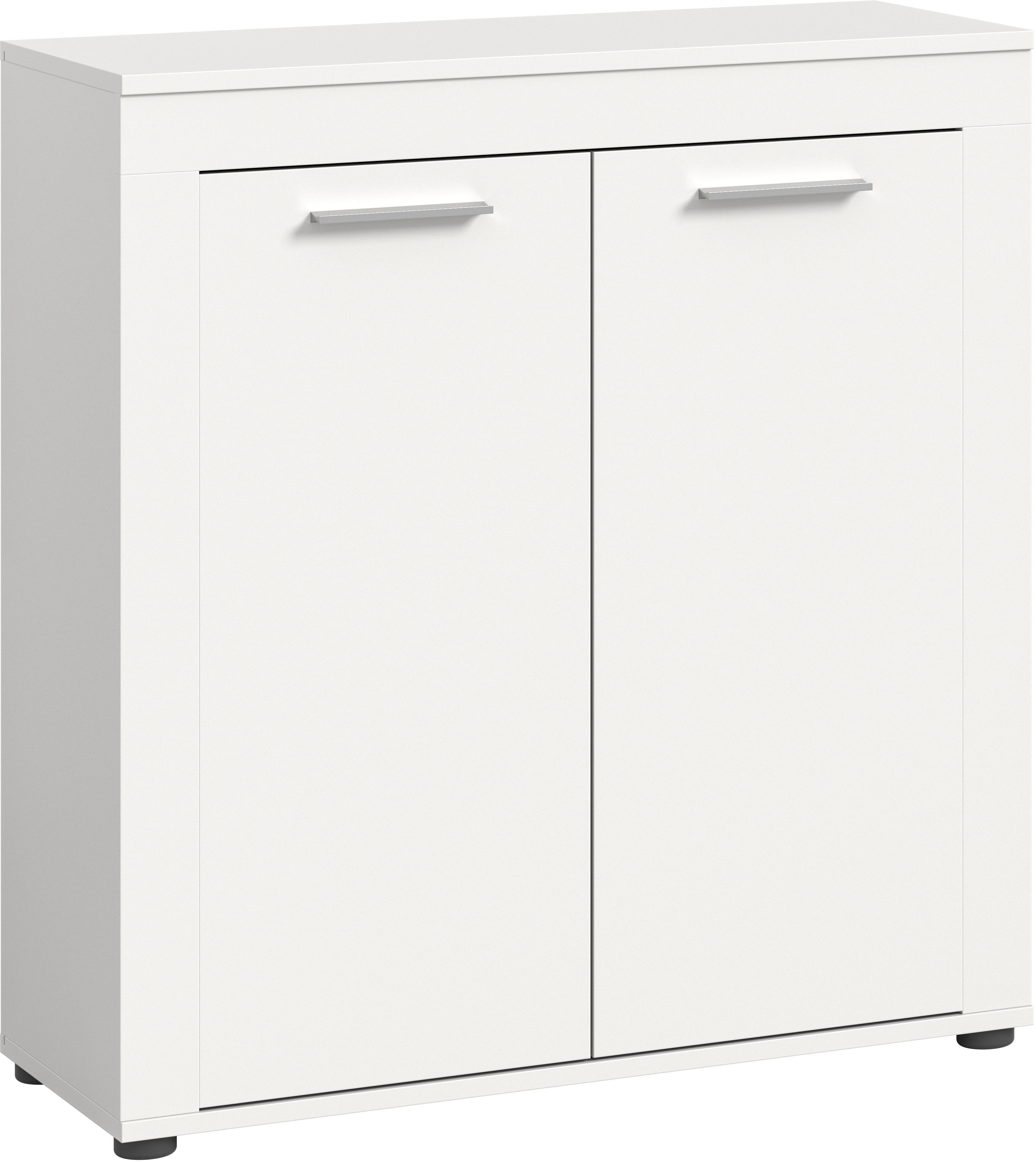OTTO home Highboard "AOSTA, Höhe 88 cm, 2 Türen, 3 Fächer, 2 Einlegeböden" in verschiedenen Farbausführungen, individuell kombinierbar, Kommode, Schrank, Anrichte, Standschrank, Sideboard, Wohnzimmer