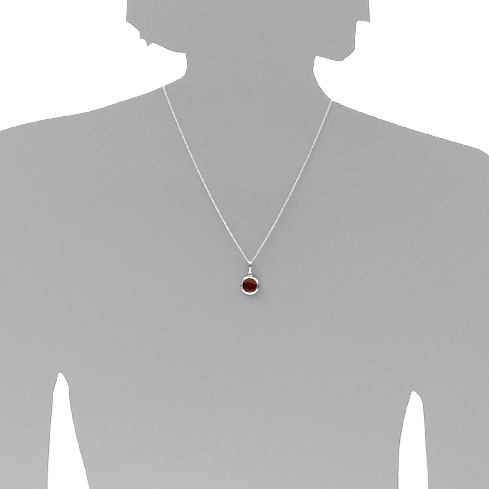 OSTSEE-SCHMUCK Kette mit Anhänger »- Paulina - Silber 925/000 - Bernstein«