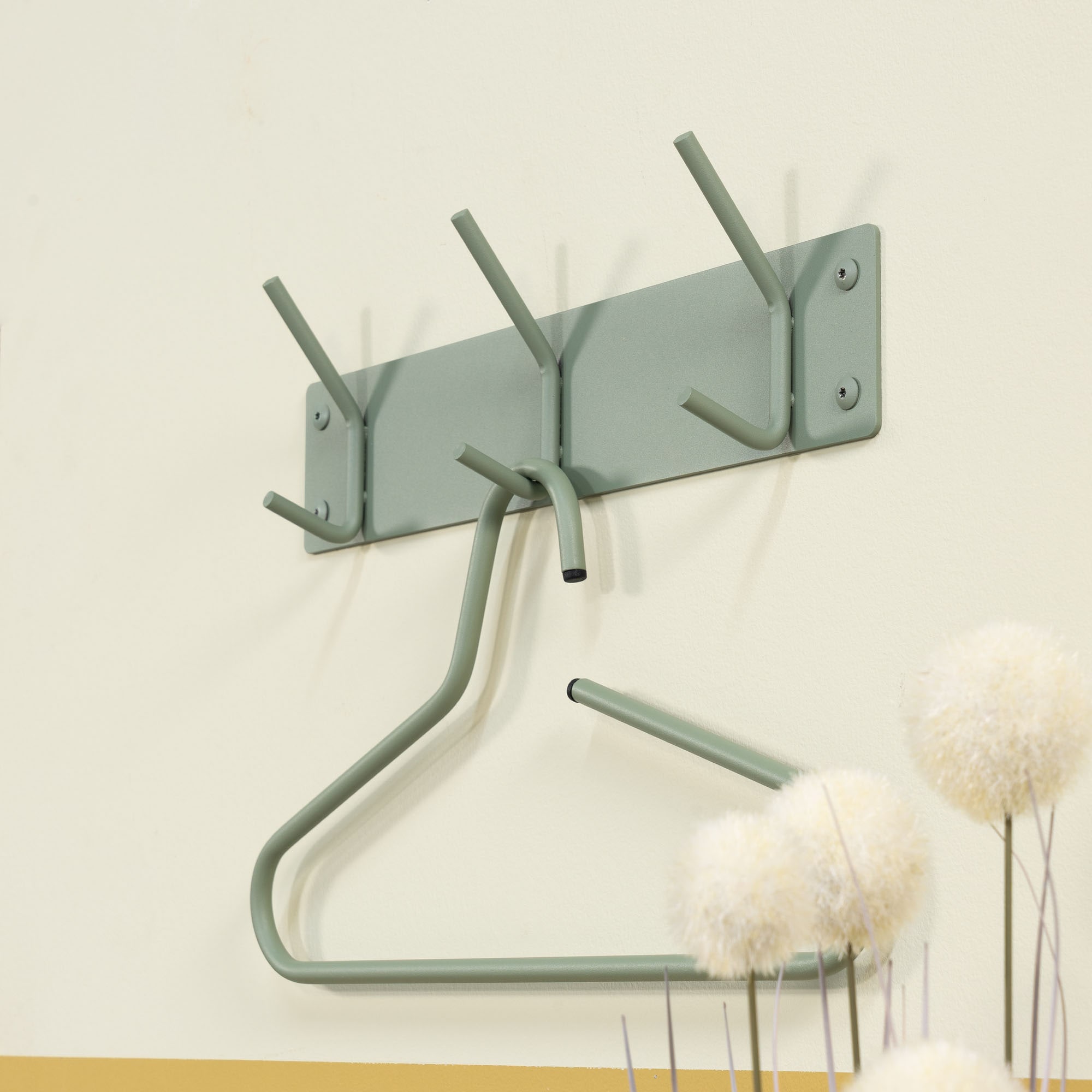 Spinder Design Garderobenhaken »FUSION 3« Wandgarderobe aus Stahl im Skandinavischen Stil mit 5 Haken