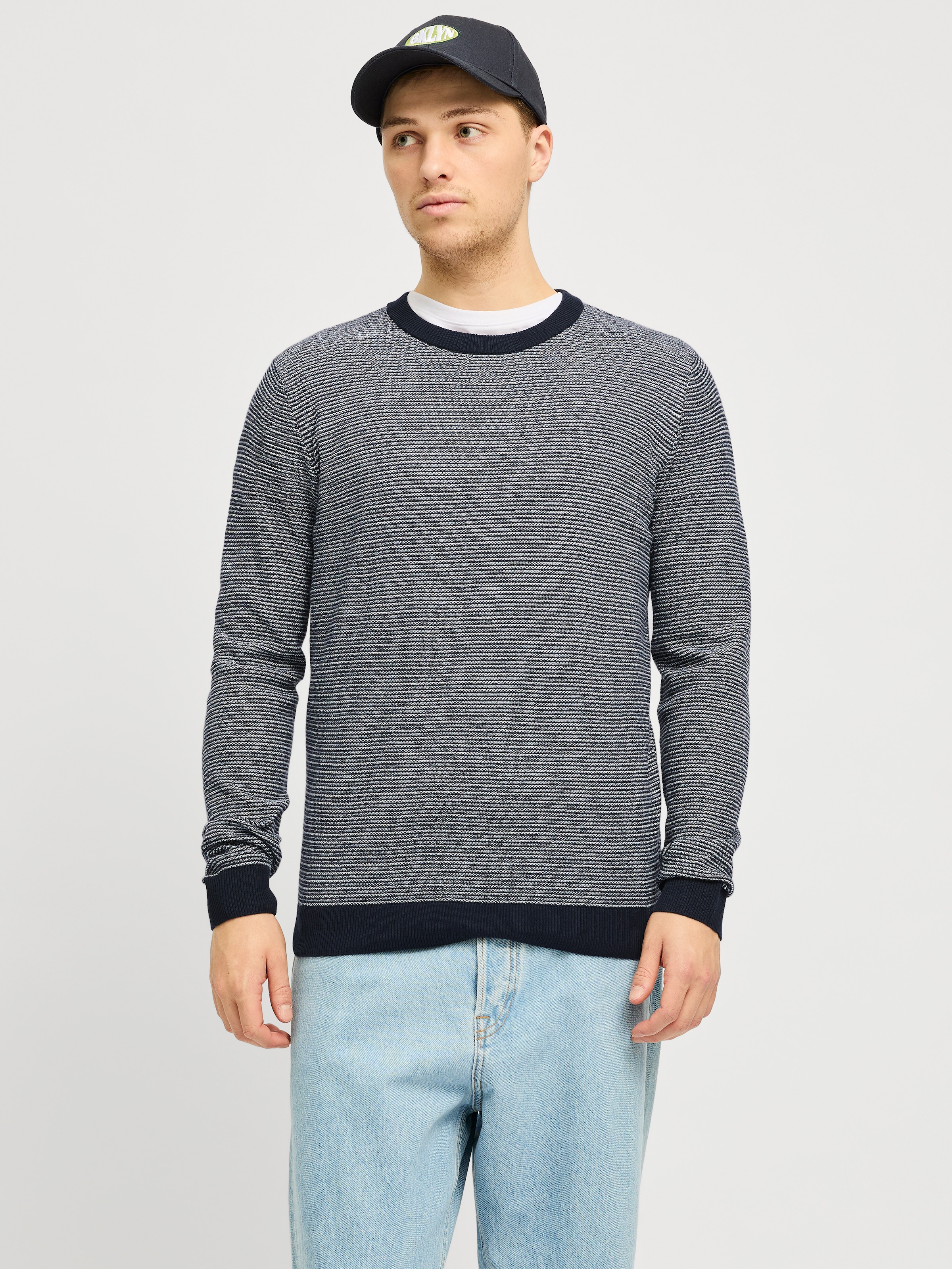 Jack & Jones Strickpullover »JJBRADY KNIT CREW NECK«