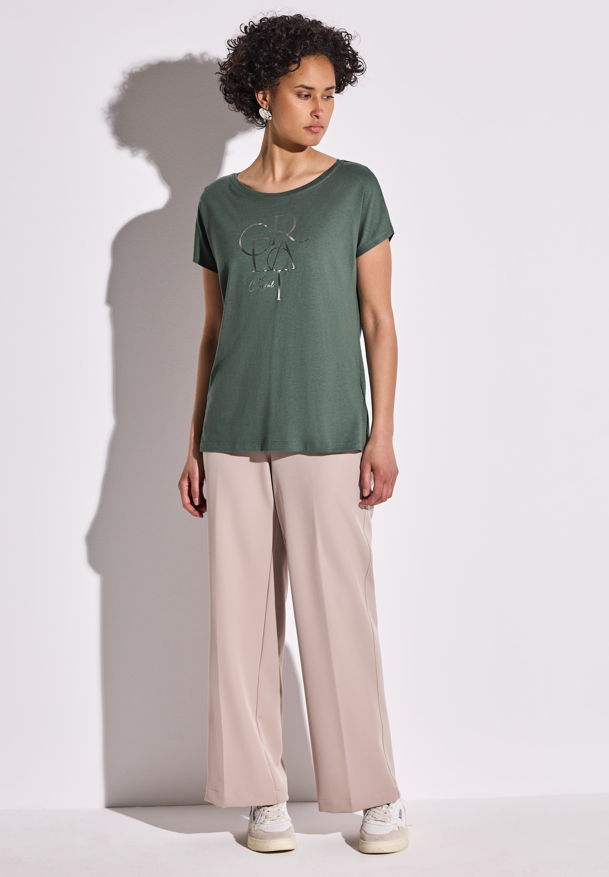 STREET ONE T-Shirt, im soften Baumwoll-Mix