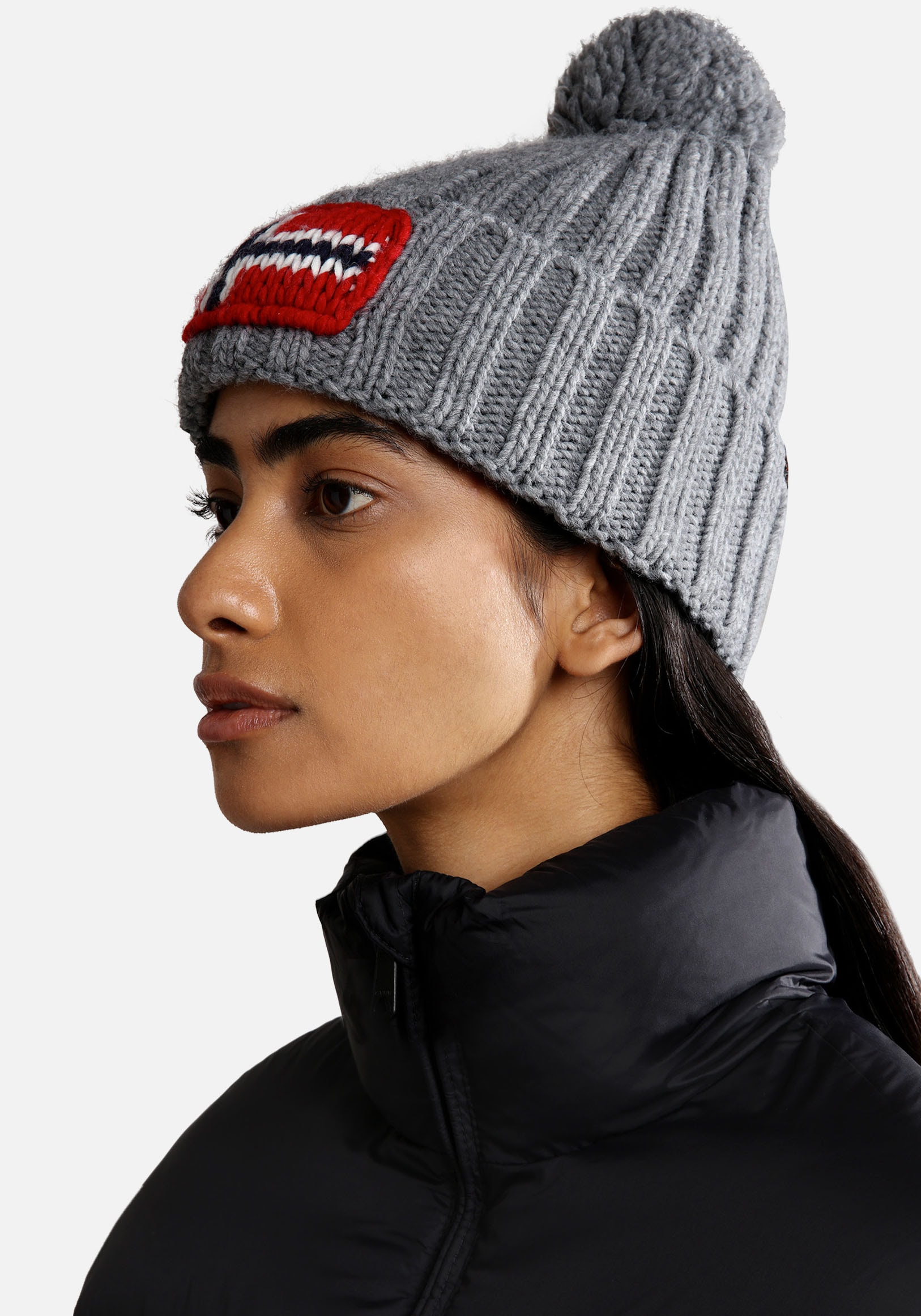 Napapijri Beanie "SEMIURY", mit Bommel günstig online kaufen