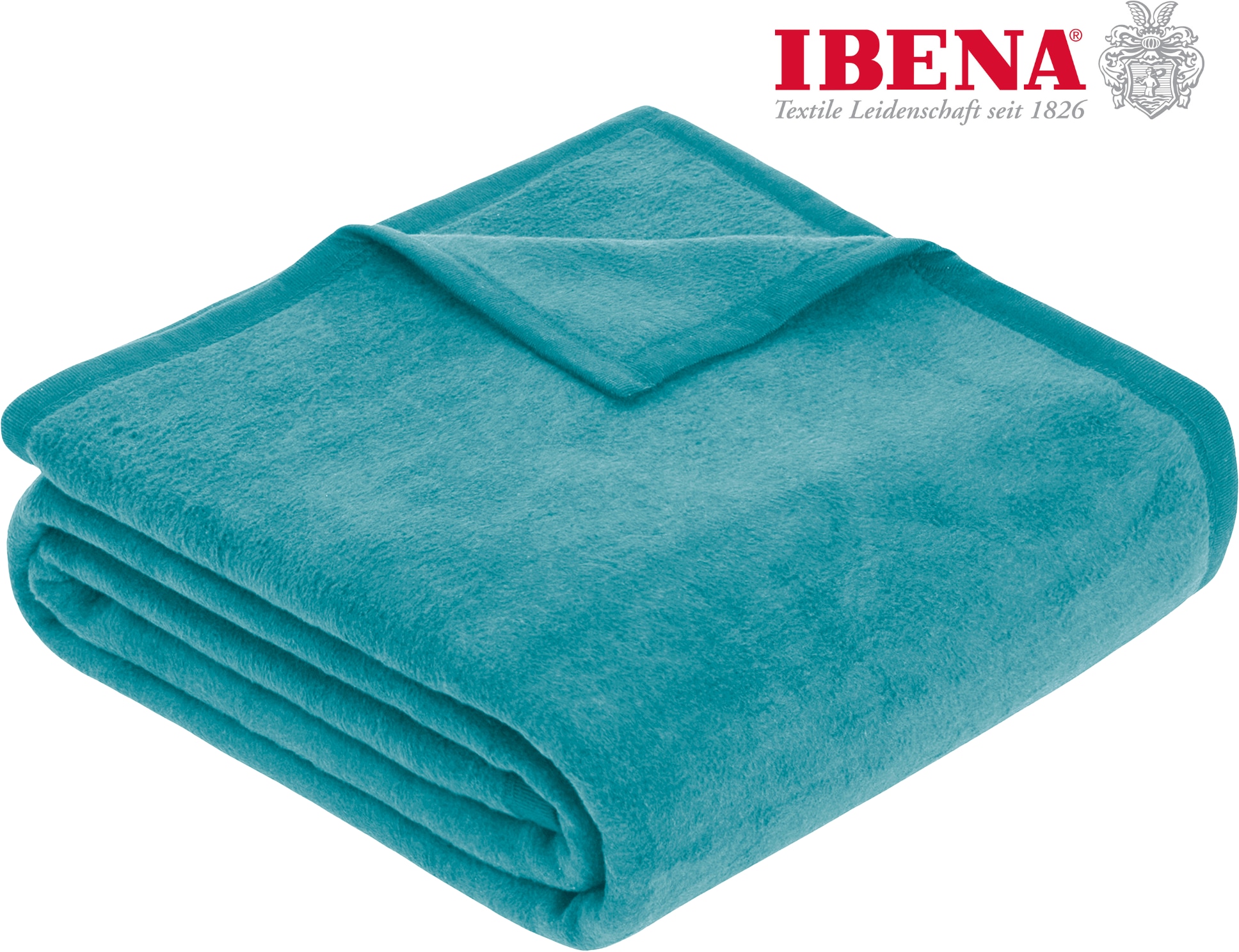 IBENA Wohndecke "Luxus" verschiedene Größen, uni, Kuscheldecke, Premium, made in Europe