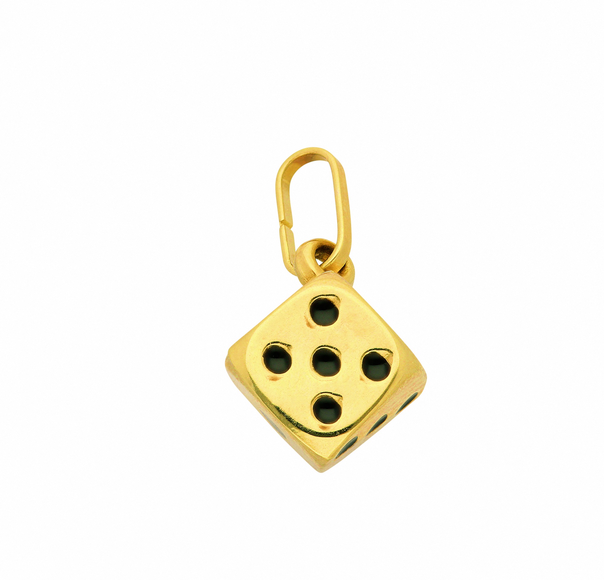 ADELIA ́S Damen Kettenanhänger "Anhänger Würfel 333 Gold ( 8K )", Goldgold, Gold, Schmuckanhänger, Goldanhänger Würfel