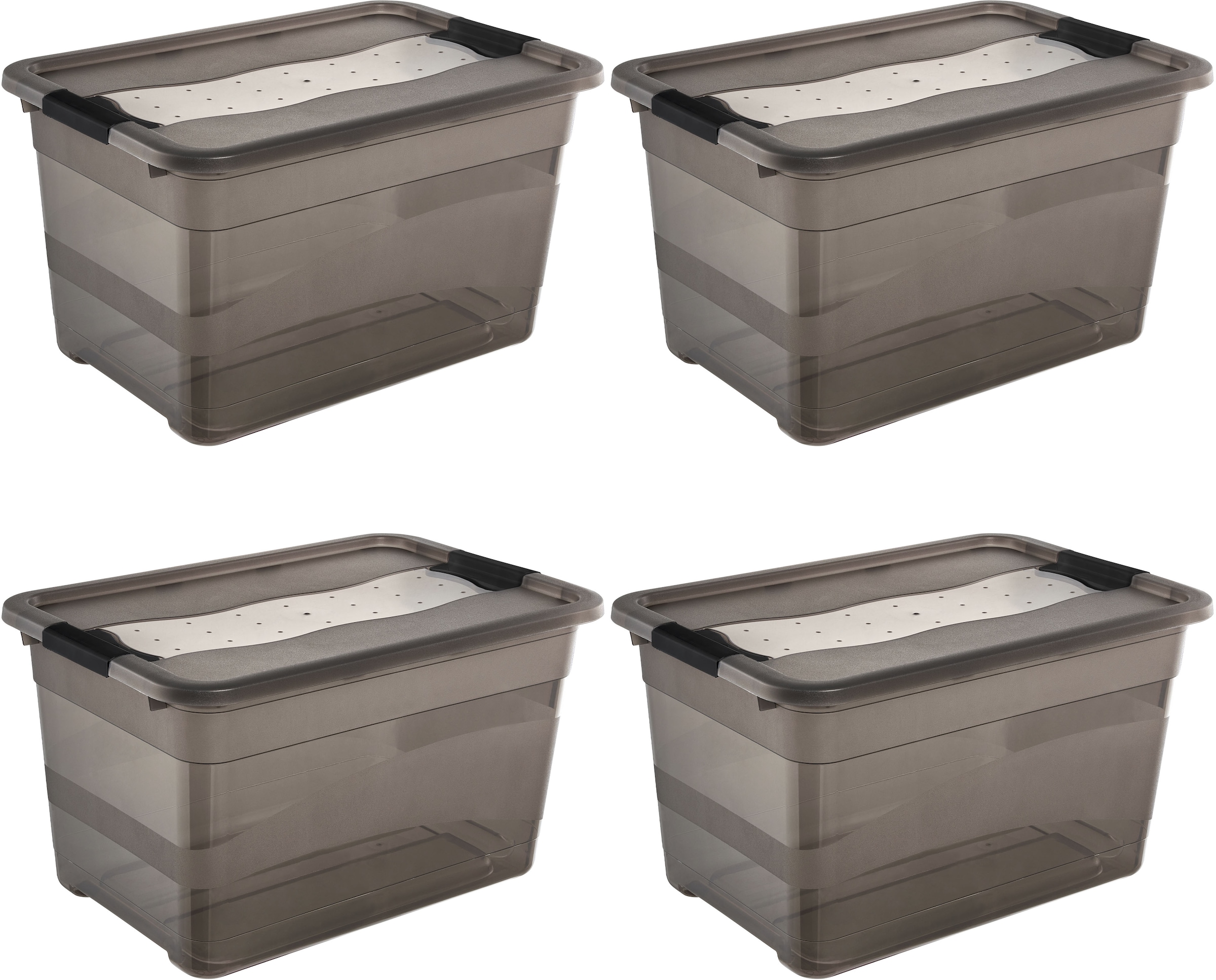 keeeper Aufbewahrungsbox "Cornelia, 4er Set, 52 L, 59,5 x 39,5 x 34 cm" dur günstig online kaufen