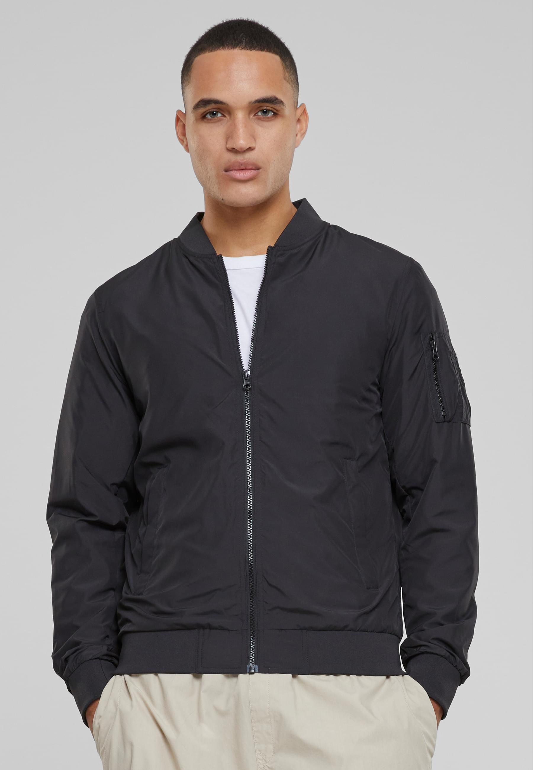 URBAN CLASSICS Allwetterjacke »Urban Classics Herren Light Bomber Jacket«, (1 St.), ohne Kapuze