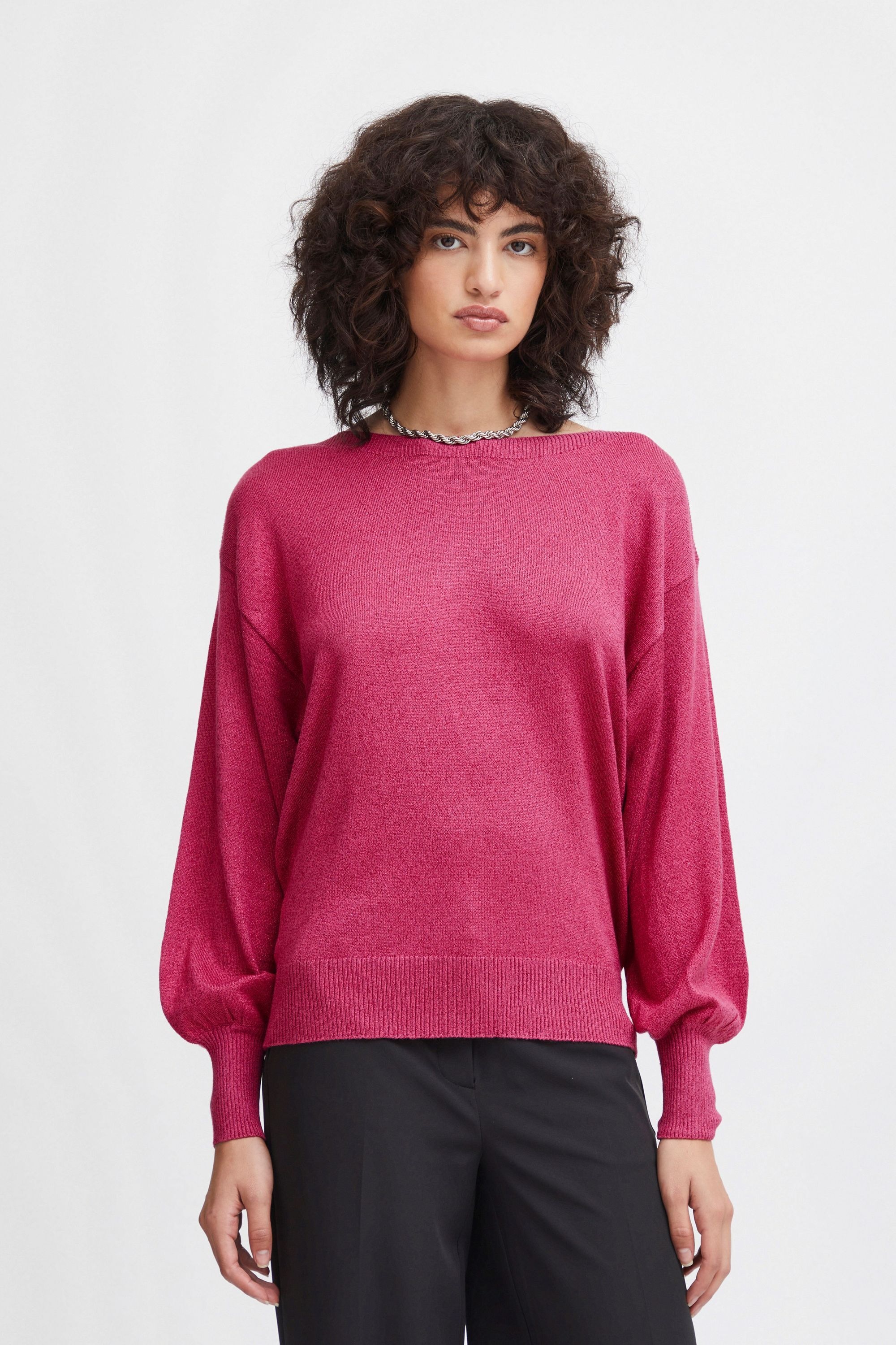 Ichi Strickfleece-Pullover »Strickpullover IHMopaz«
