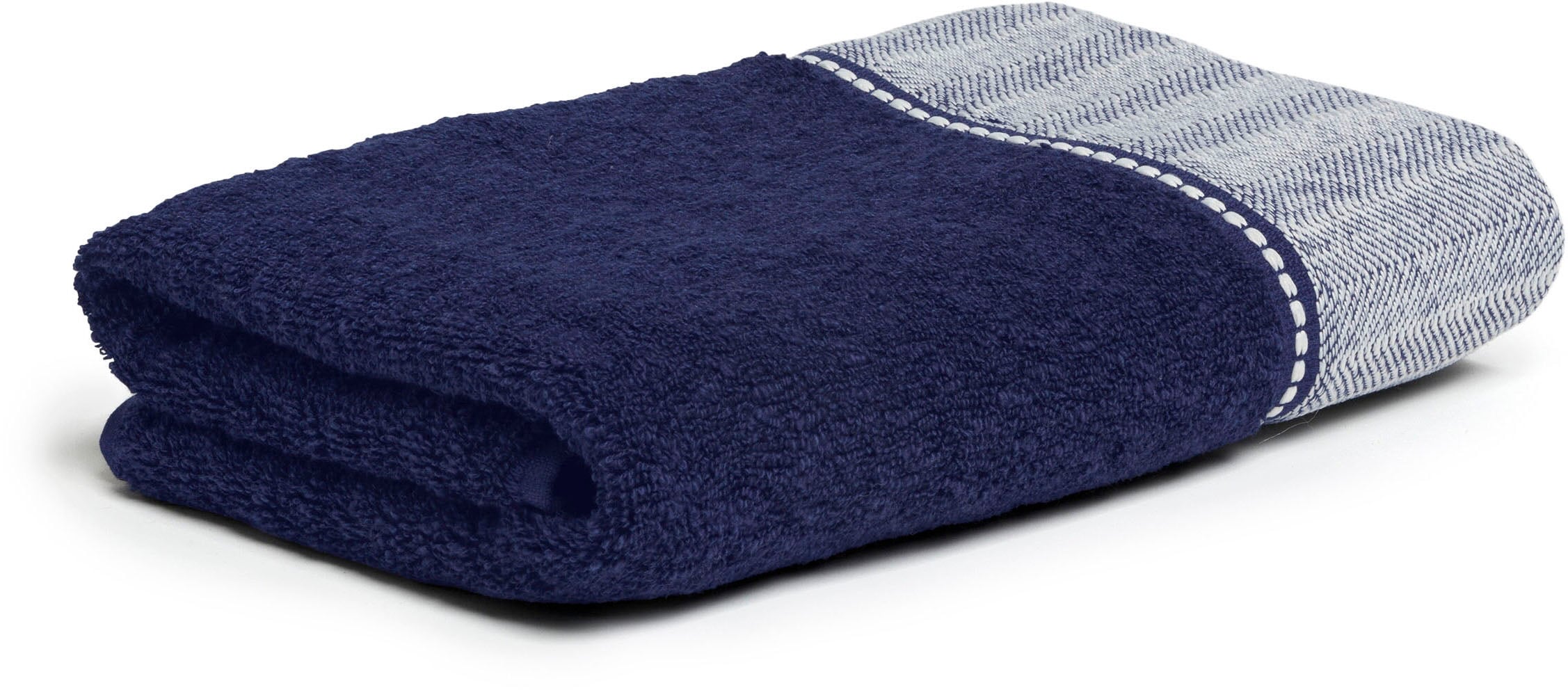 Möve Handtuch "Brooklyn Uni" mit Fischgratbordüre, Made in Germany günstig online kaufen