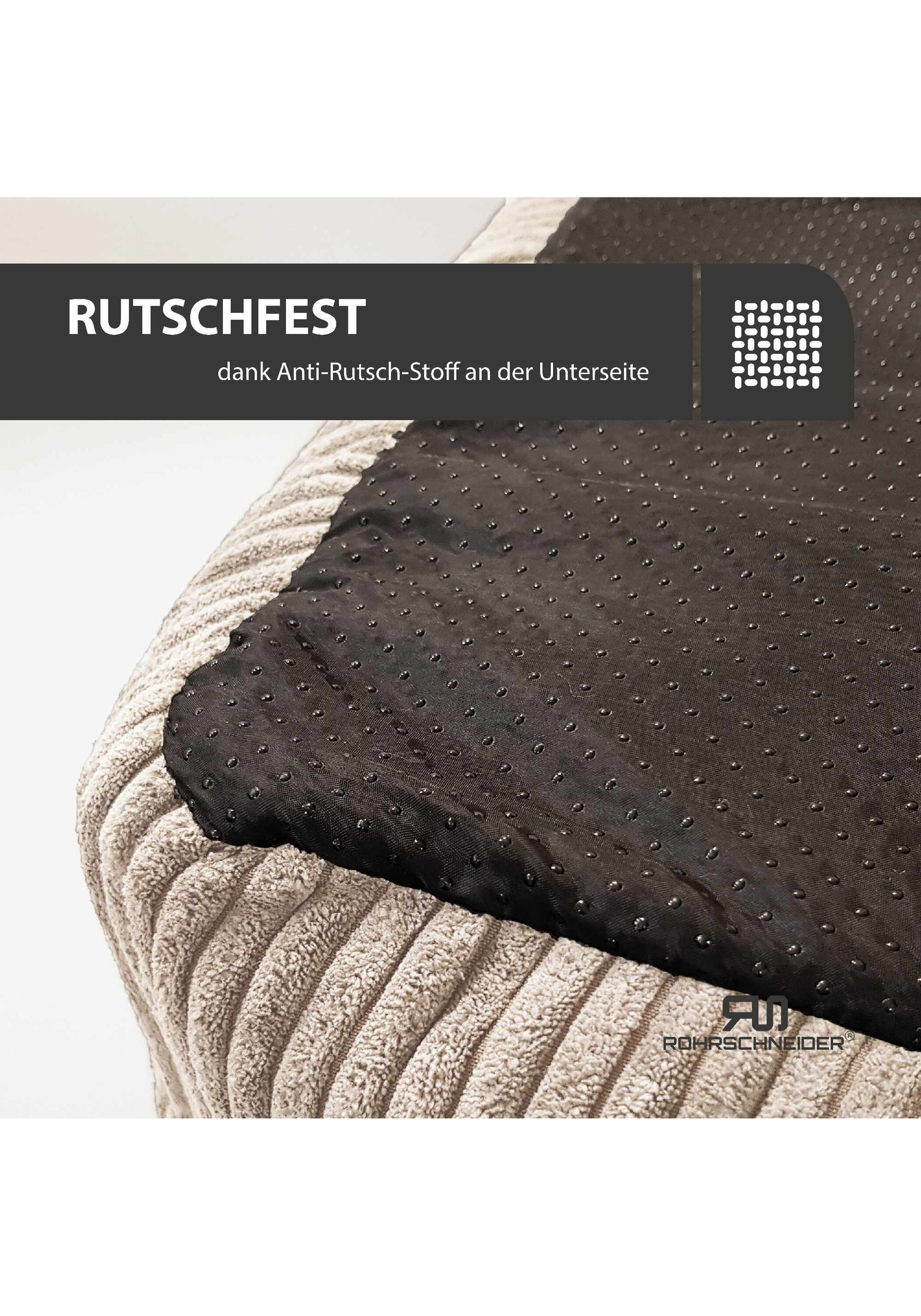 Rohrschneider Tierbett »Tierbetten Hundebett Cord 1er Pack«