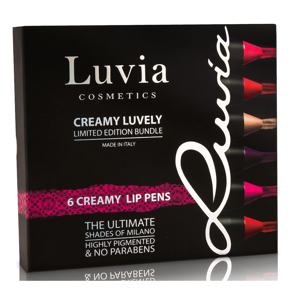 Luvia Cosmetics Lippenstift-Set »Creamy Luvely«, (6 tlg.)