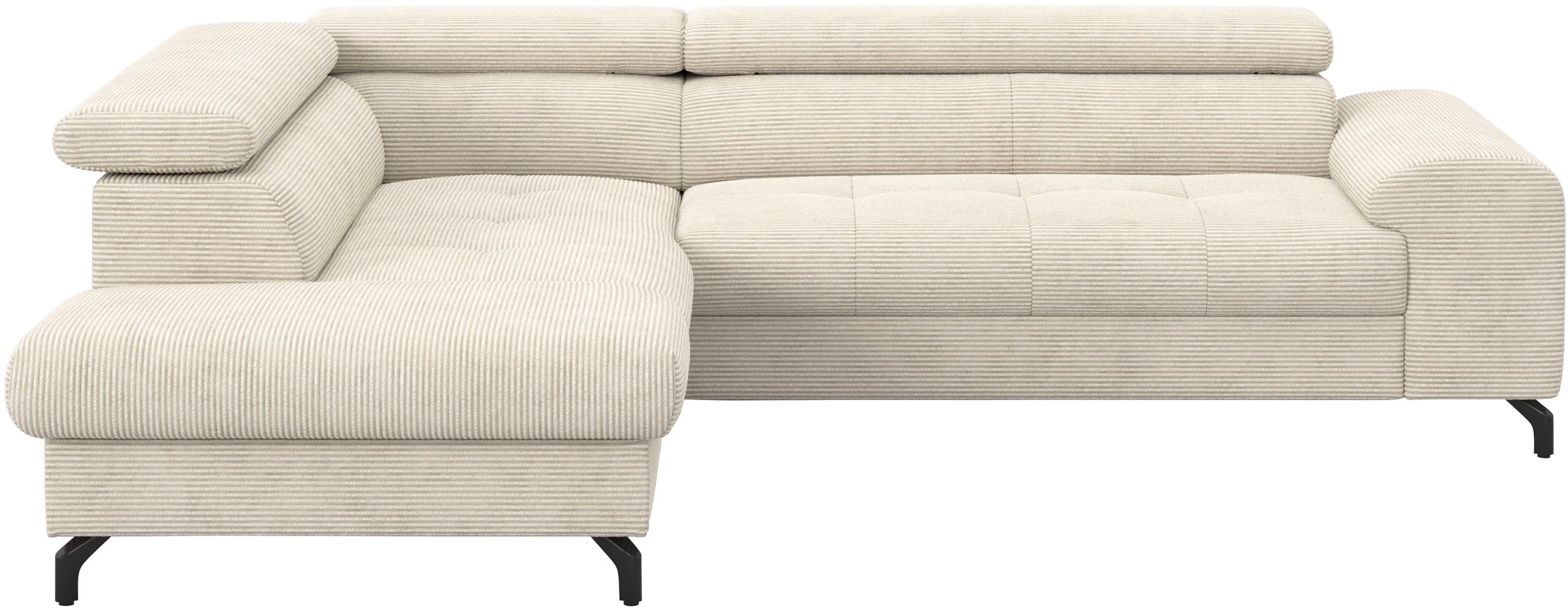 COTTA Ecksofa "Aura L-Form, B: 260 cm" mit Bettfunktion, Bettkasten & Kopft günstig online kaufen