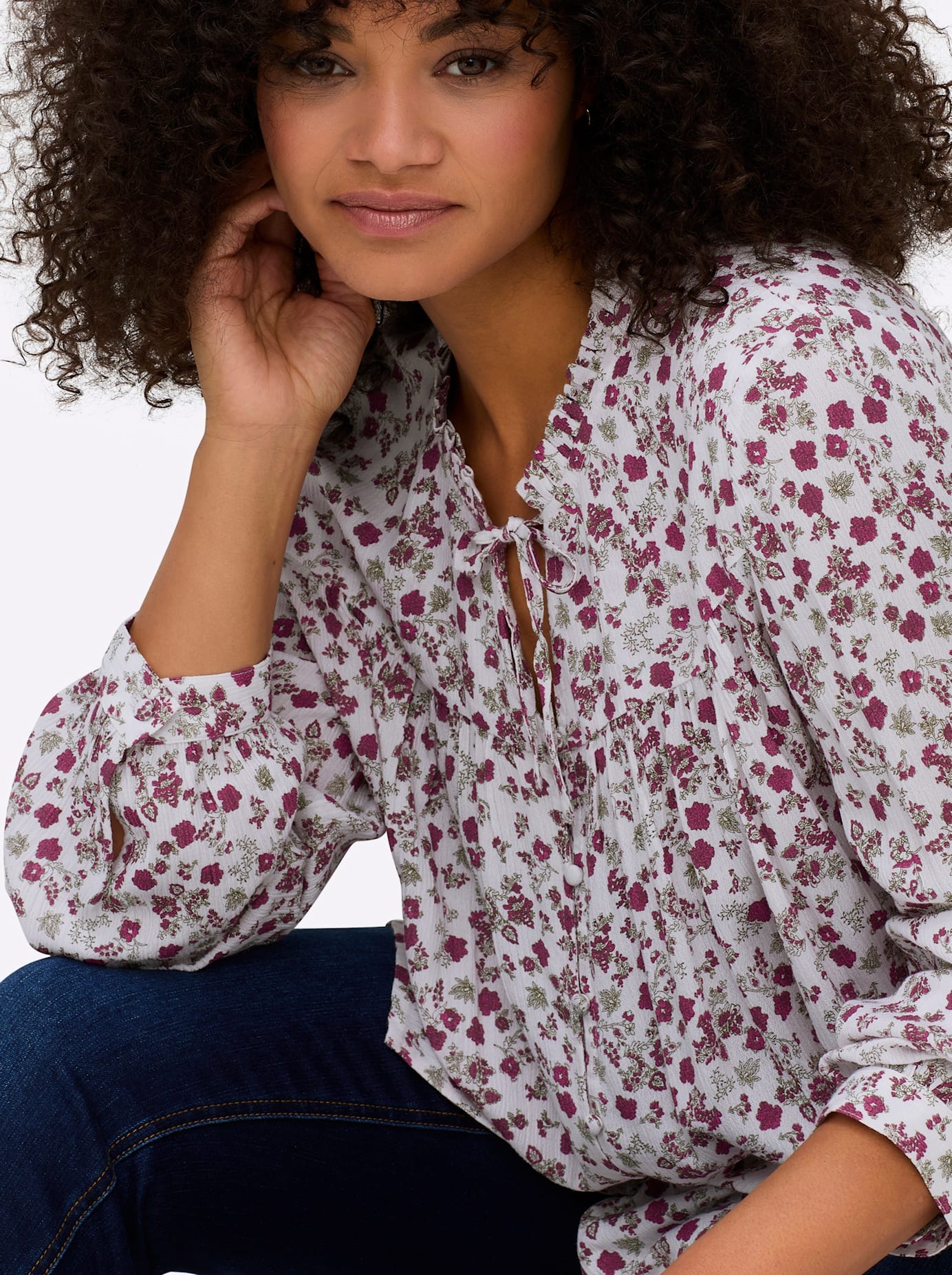 Sheego Druckbluse