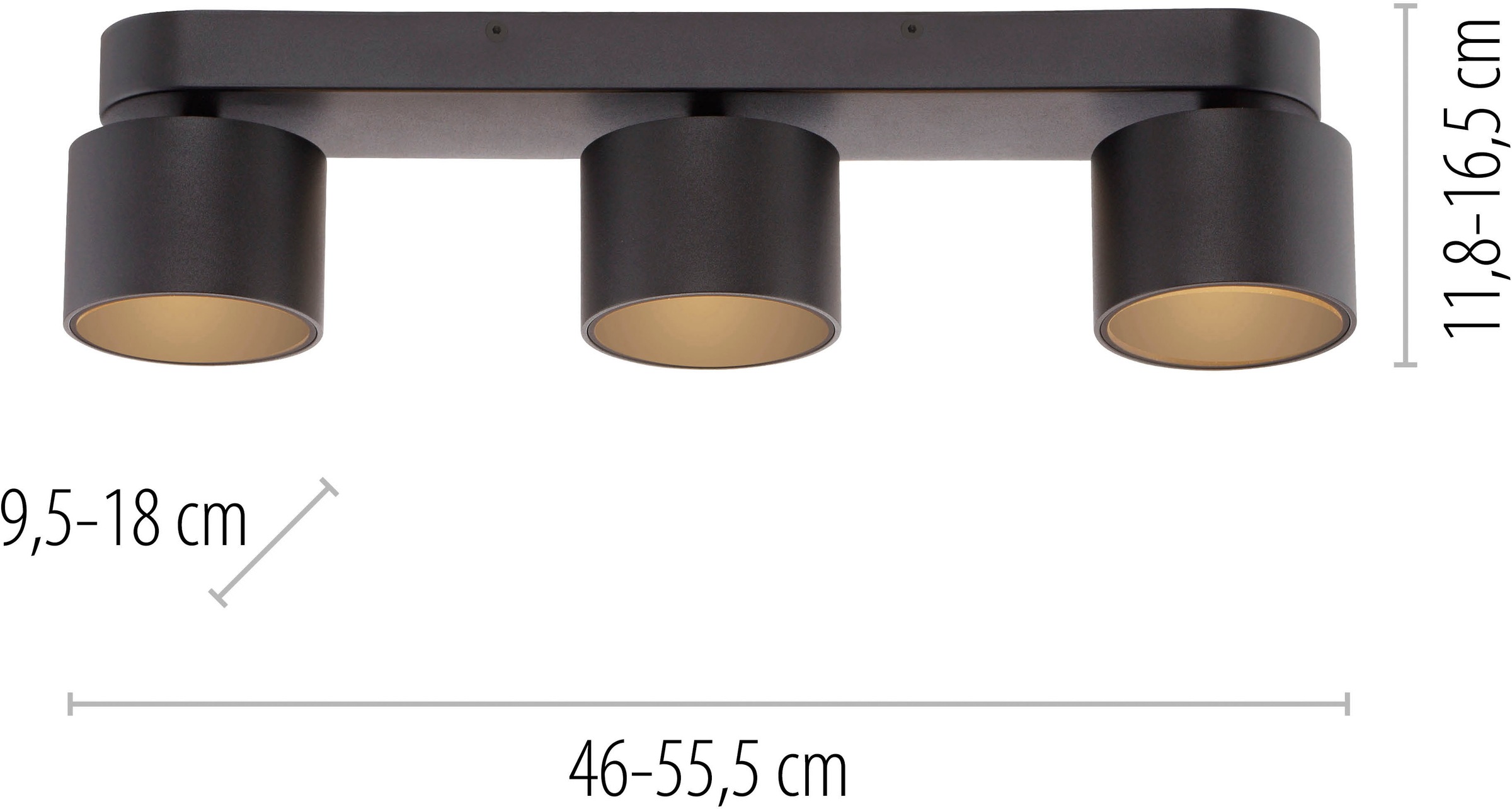 Neuhaus PURE LED Deckenleuchte »PURE Cup« LED-Board 1 Stk. Warmweiß Dimmfähig über separaten Tronicdimmer, dreh- & schwenkbar