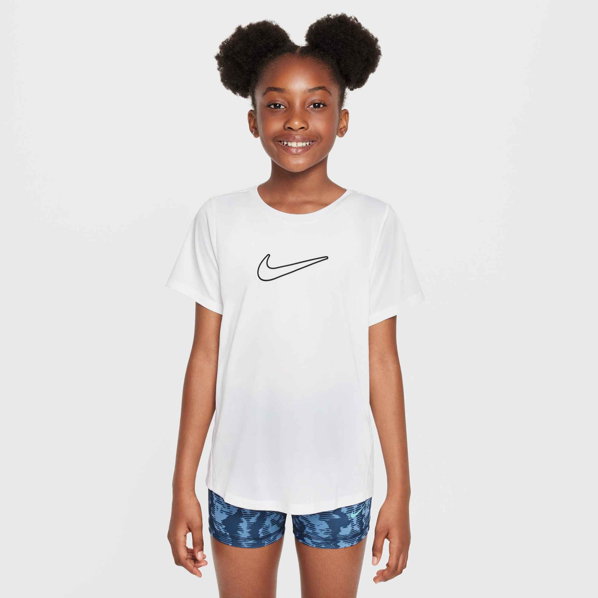 Nike Tanktop »Nike One Fitted Big Kids' (Girls') Dri-FIT Short-Sleeve Top« sportliches Top, für Jugendliche, schnelltrocknend, atmungsaktiv