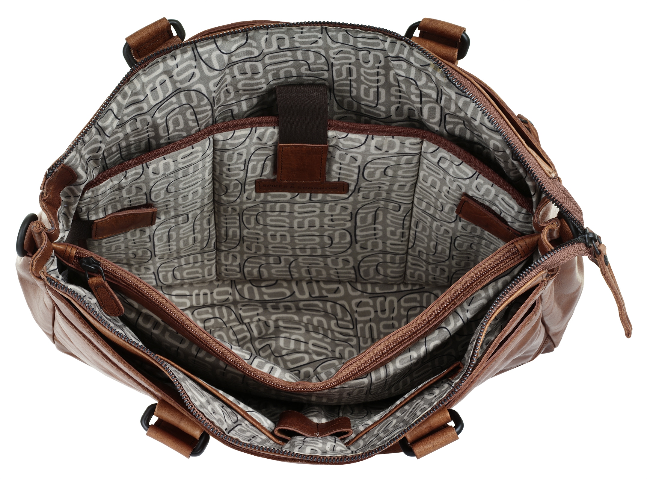 Spikes & Sparrow Shopper, echt Leder