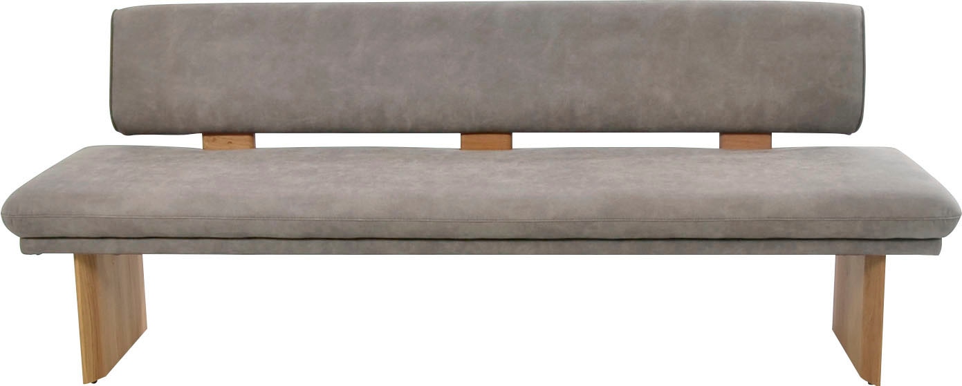 K+W Komfort & Wohnen Essbank "Longbeach Polsterbank" 1 Stk. tlg. Spitzkissenoptik im Sitz, wahlweise in der Breite 204cm oder 224cm
