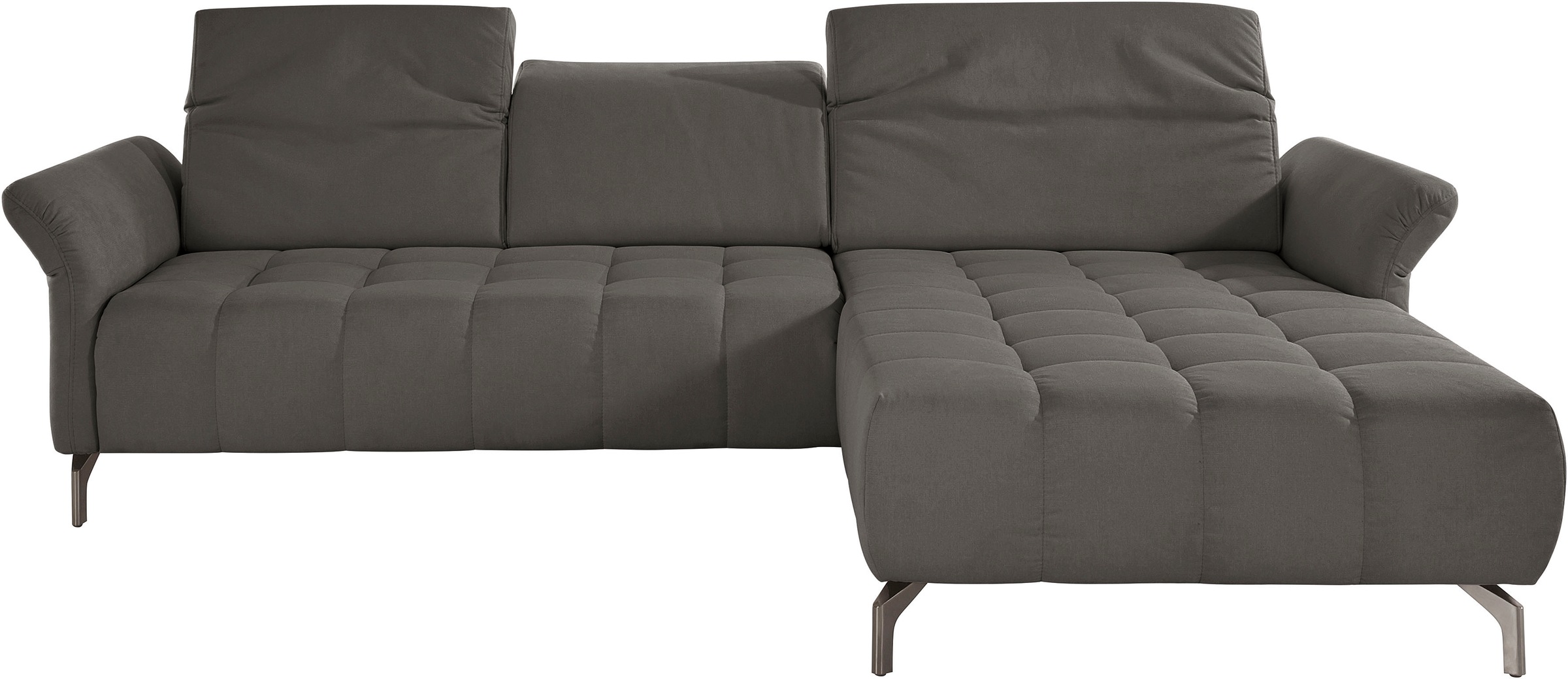 Home affaire Ecksofa "Fresh L-Form" Federkern, wahlweise Kopfteilverstellun günstig online kaufen