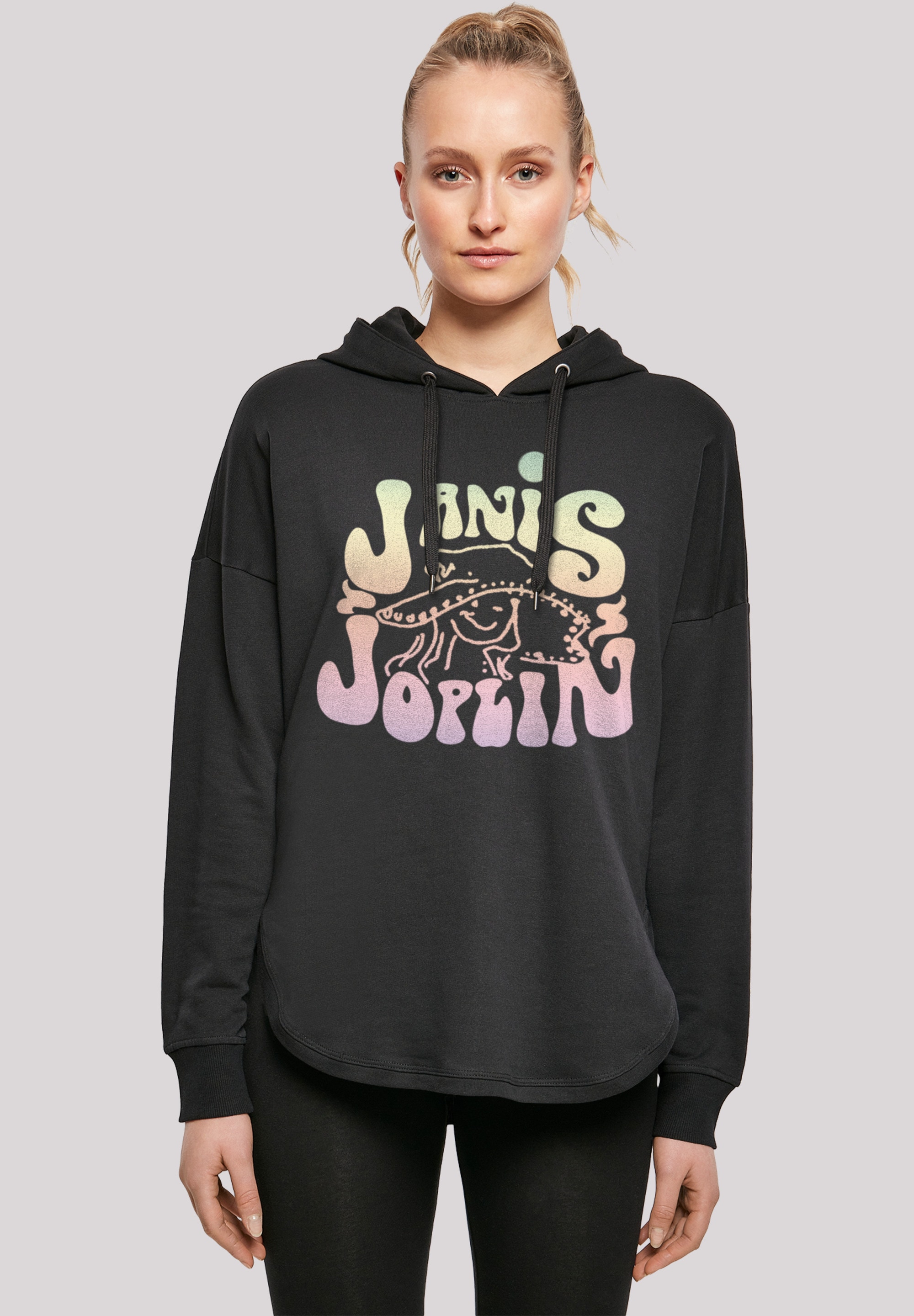 F4NT4STIC Kapuzenpullover "Janis Joplin Pastel Logo", Print günstig online kaufen