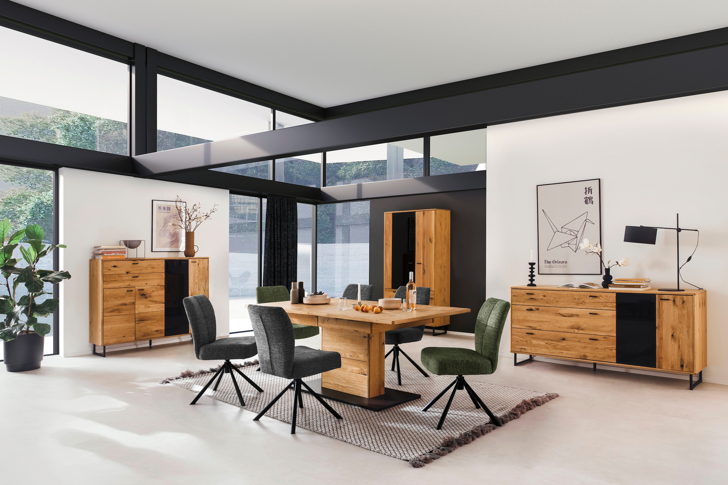 MCA furniture Esszimmerstuhl »KEA«, (2er-Set), 360°,Taschenfederkern, belastbar 120 kg, Sitzhöhe ca. 50 cm